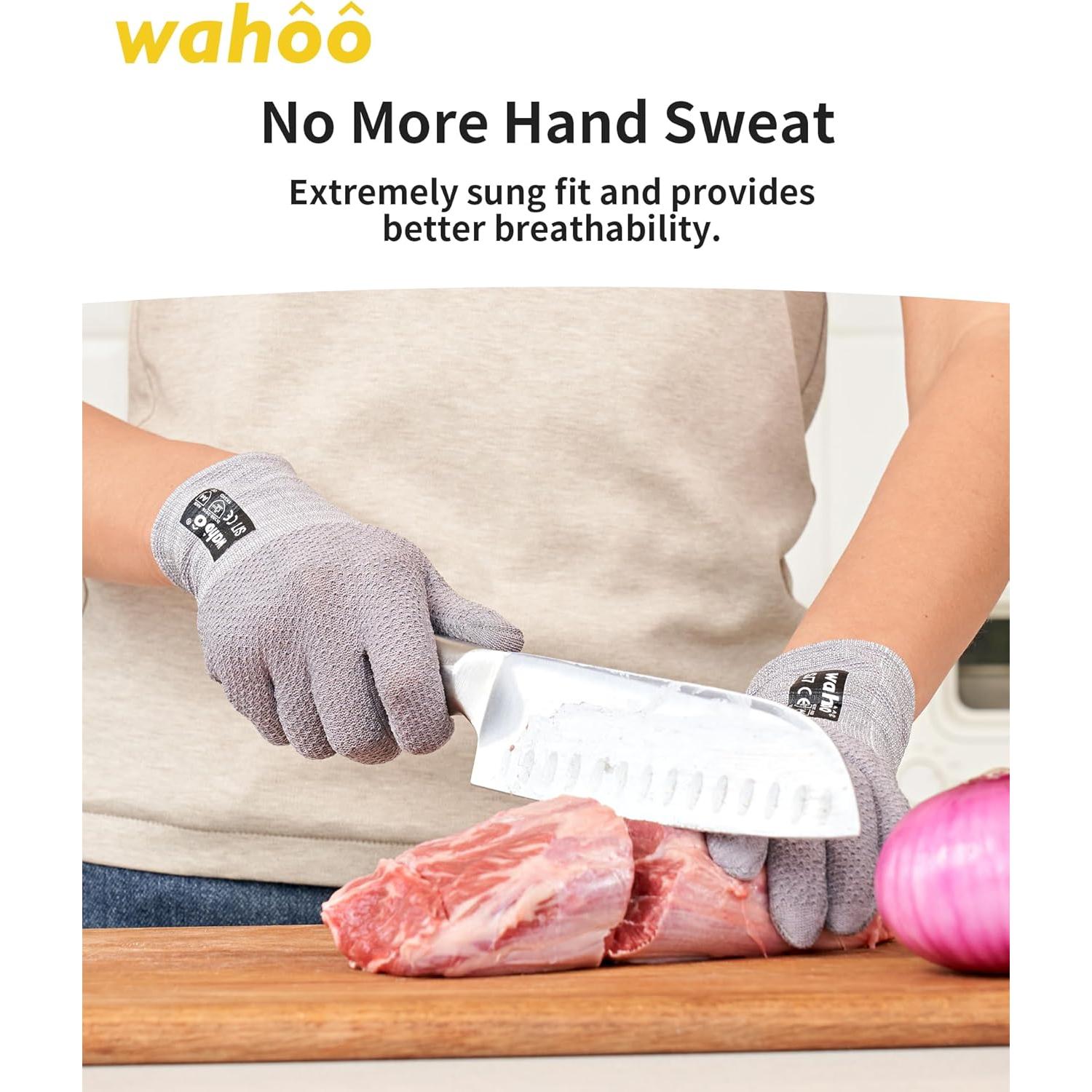 Guantes resistentes a cortes Wahoo 21 Gauge B.COMB Air grado alimenticio