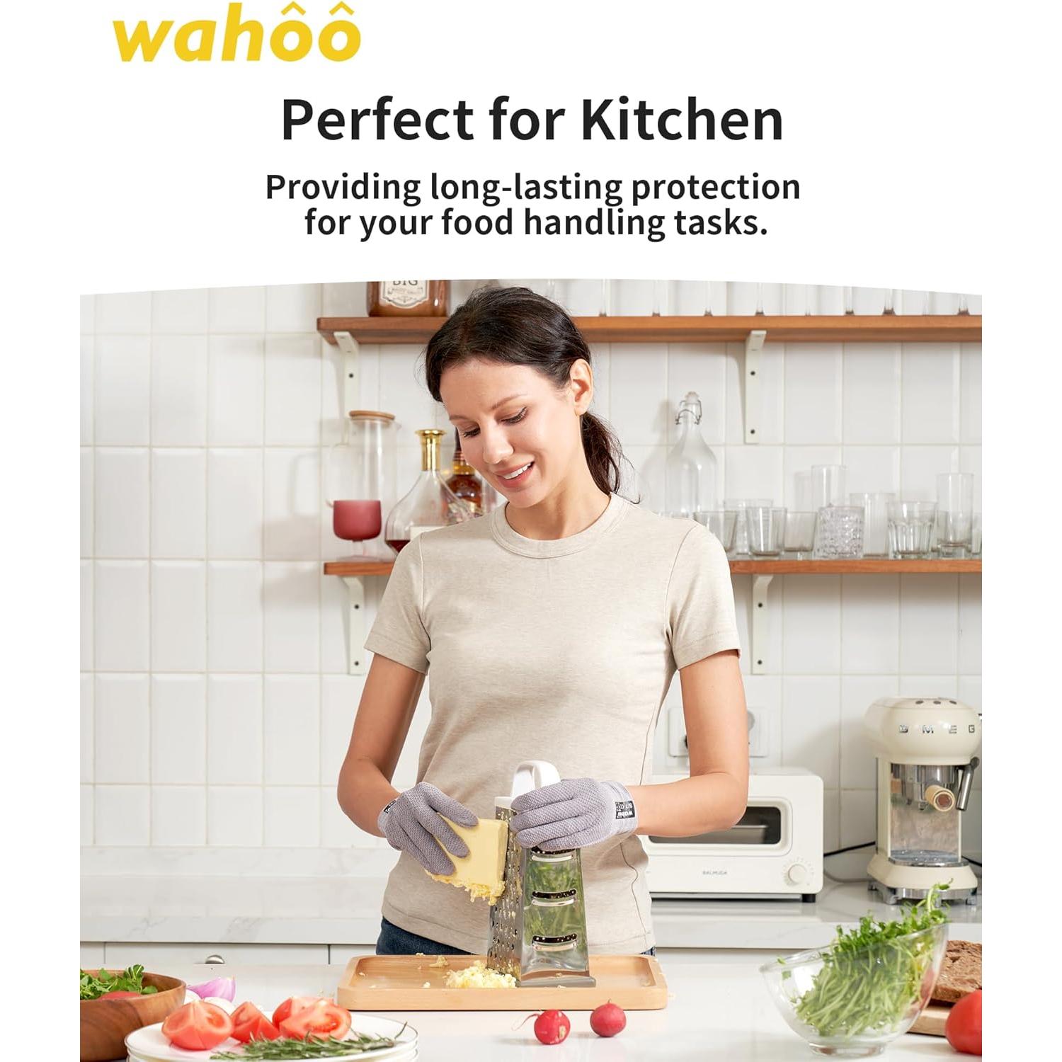 Guantes resistentes a cortes Wahoo 21 Gauge B.COMB Air grado alimenticio