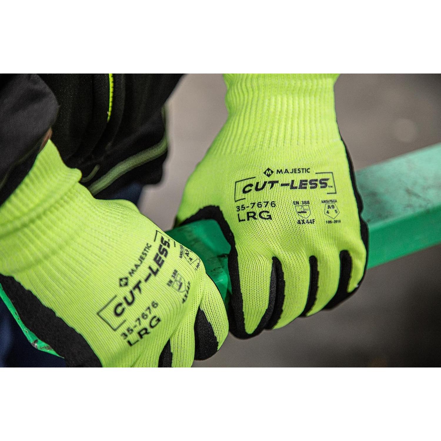 Guantes de Seguridad Korplex Cut-Less Majestic X-Large Nitrilo