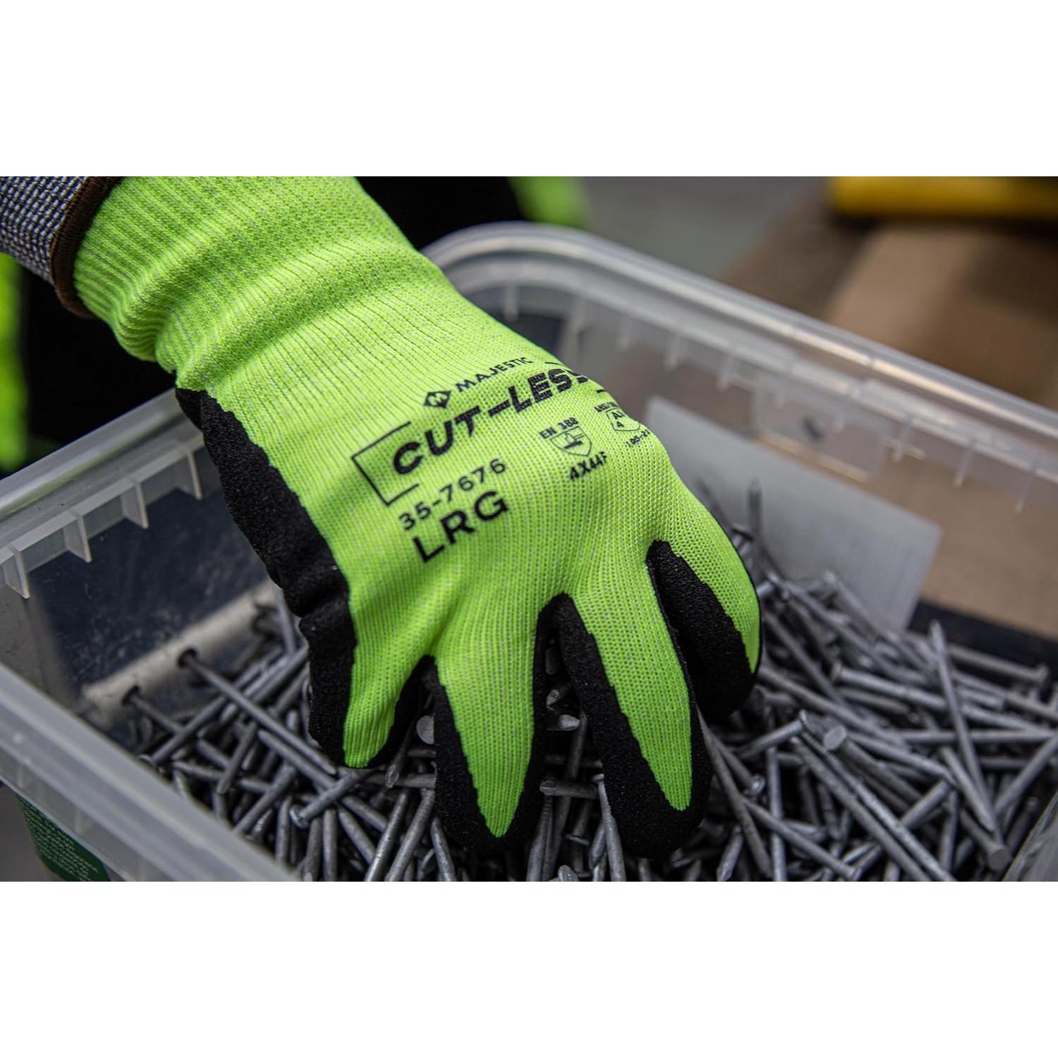 Guantes de Seguridad Korplex Cut-Less Majestic X-Large Nitrilo