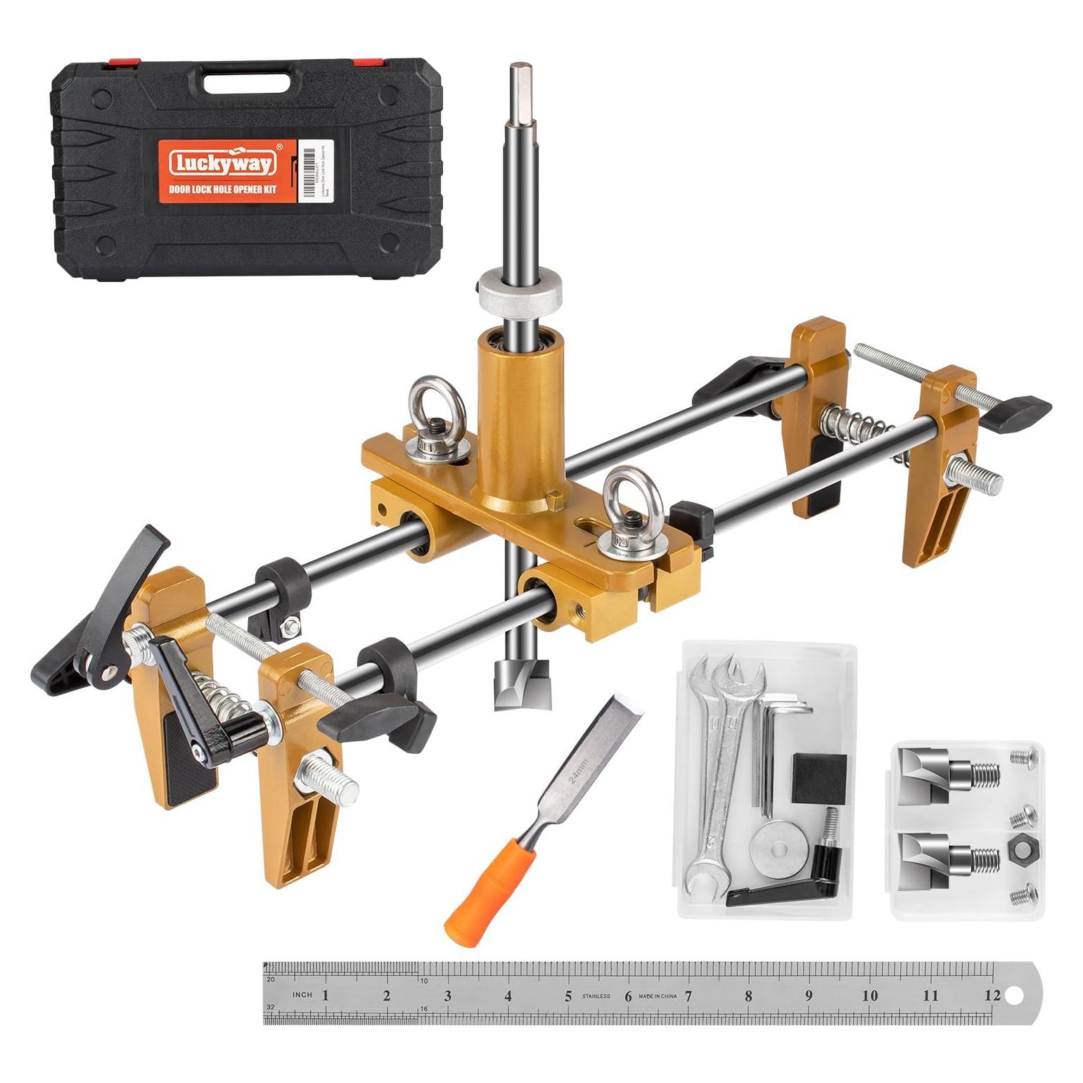 Kit de Instalación de Cerraduras Luckyway con 3 Cortadores M10