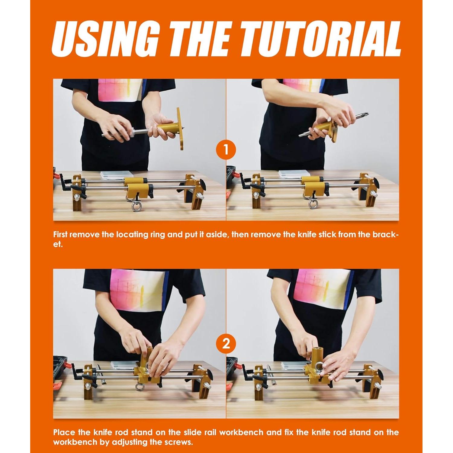 Kit de Instalación de Cerraduras Luckyway con 3 Cortadores M10