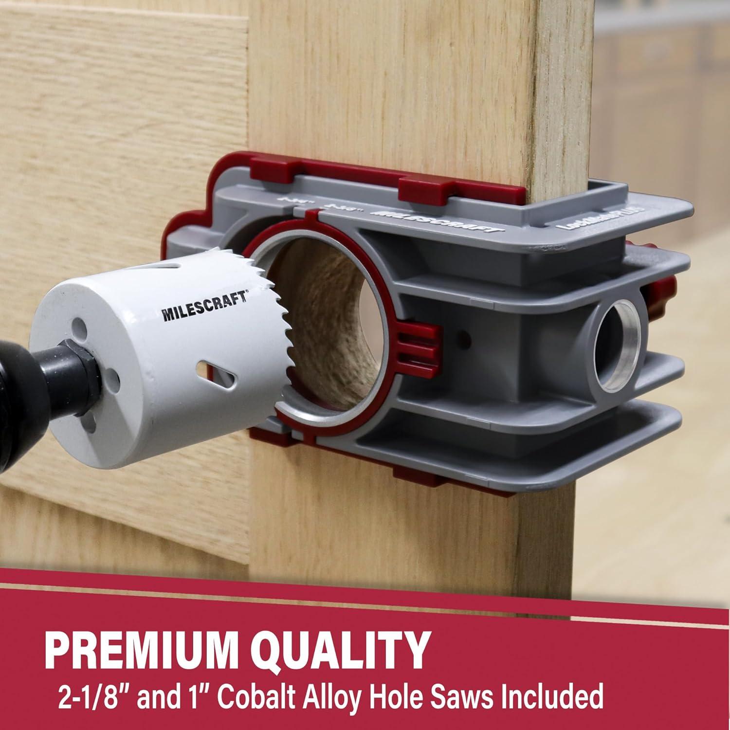 Kit de Instalación de Cerraduras Milescraft 1338 - Jig Profesional