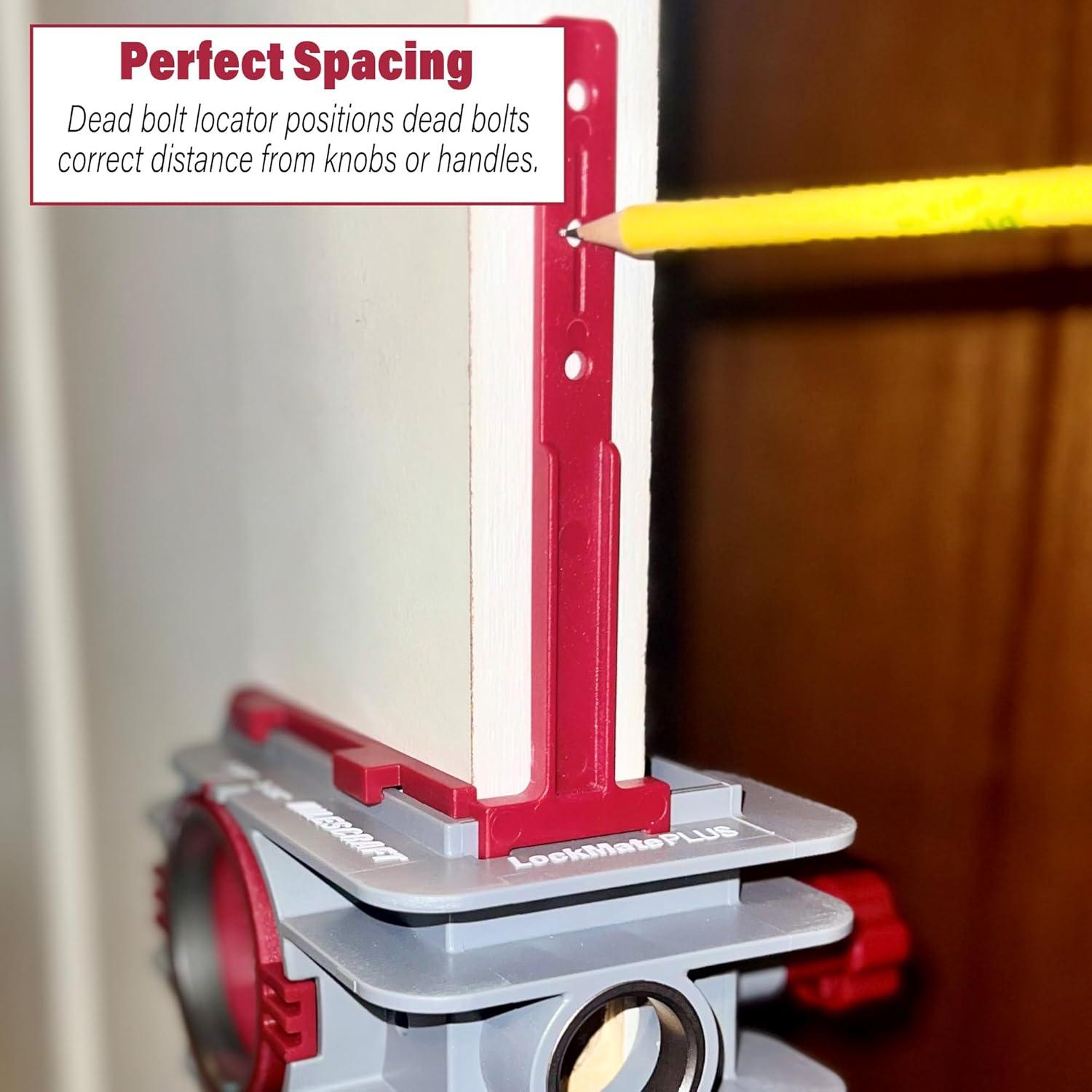 Kit de Instalación de Cerraduras Milescraft 1338 - Jig Profesional