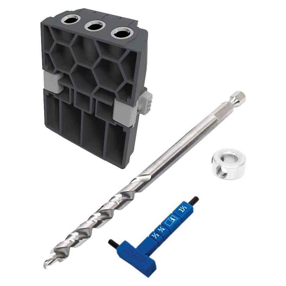 Kit de Guía de Taladro Micro Kreg KPHA530 para Agujeros de Bolsillo