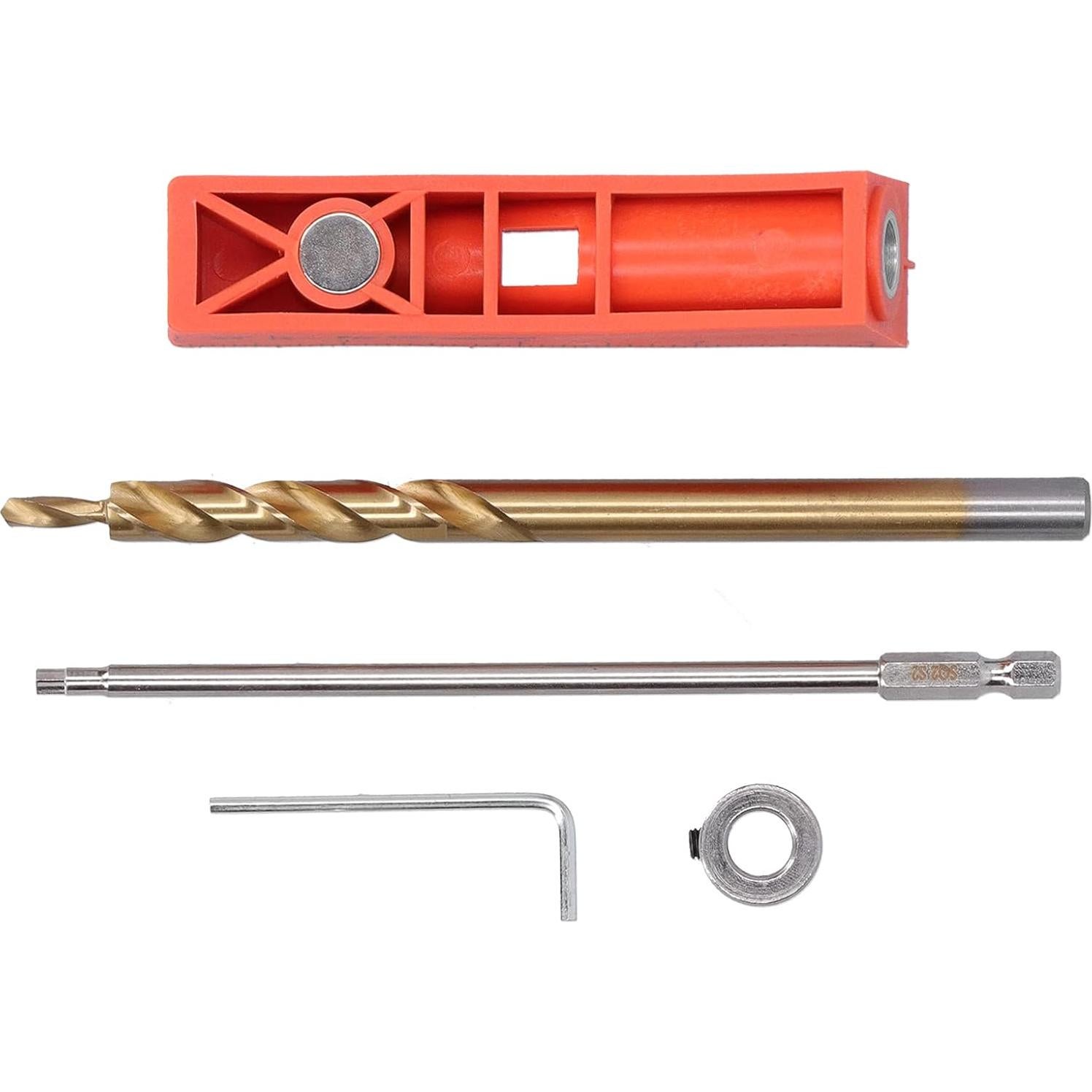 Kit de Plantilla de Agujeros de Pocket Hilitand 2 en 1 Metal