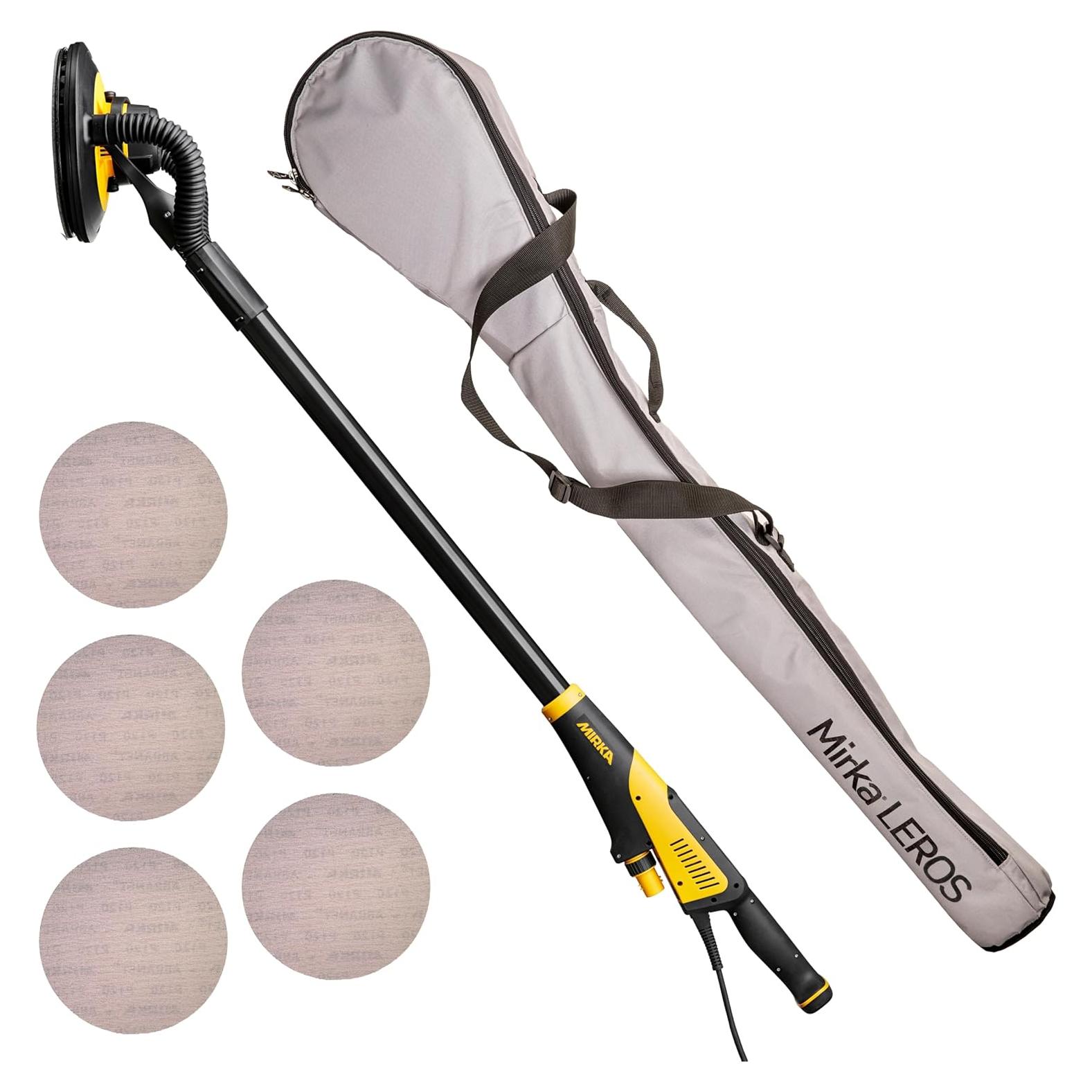 Lijadora Eléctrica Mirka LEROS 950X CV 3.2 kg con Aspiradora