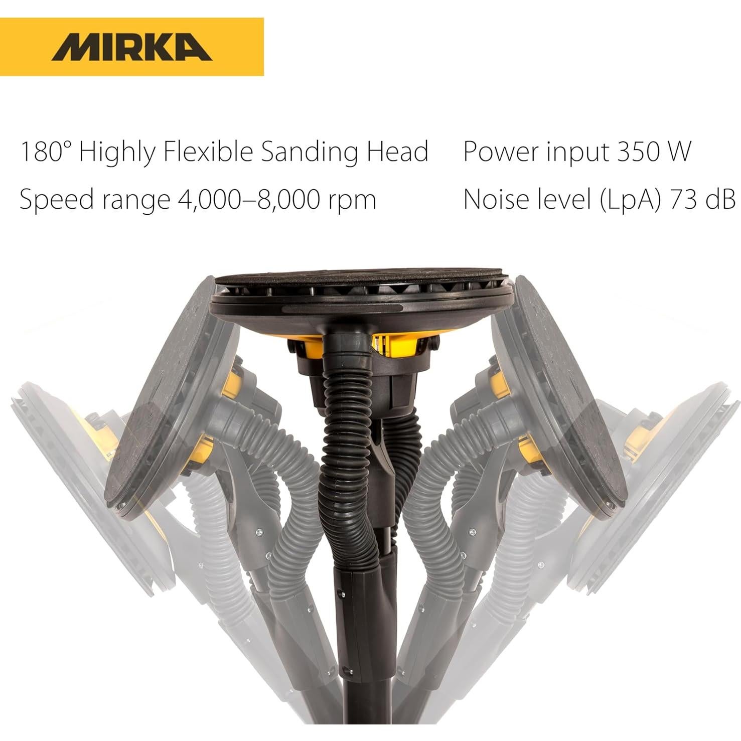 Lijadora Eléctrica Mirka LEROS 950X CV 3.2 kg con Aspiradora