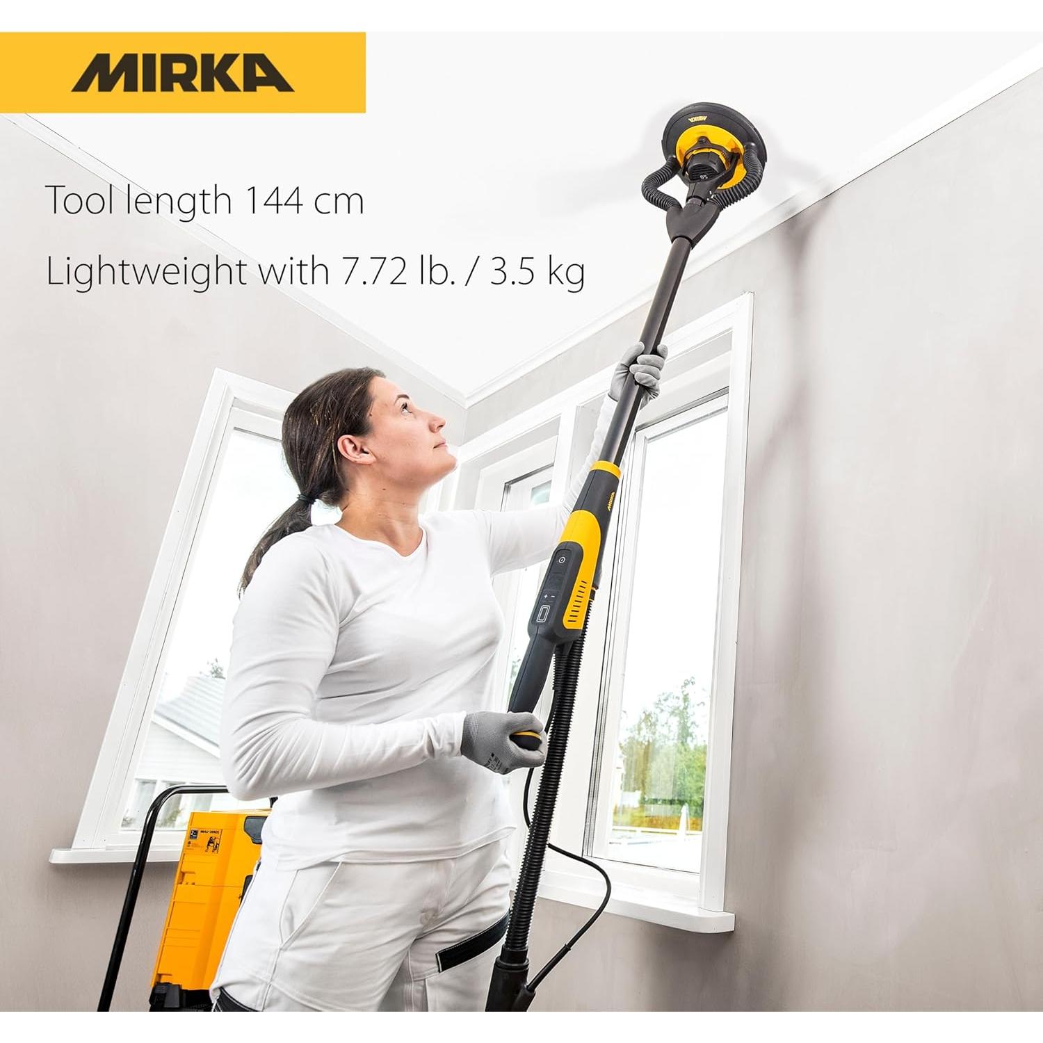 Lijadora Eléctrica Mirka LEROS 950X CV 3.2 kg con Aspiradora
