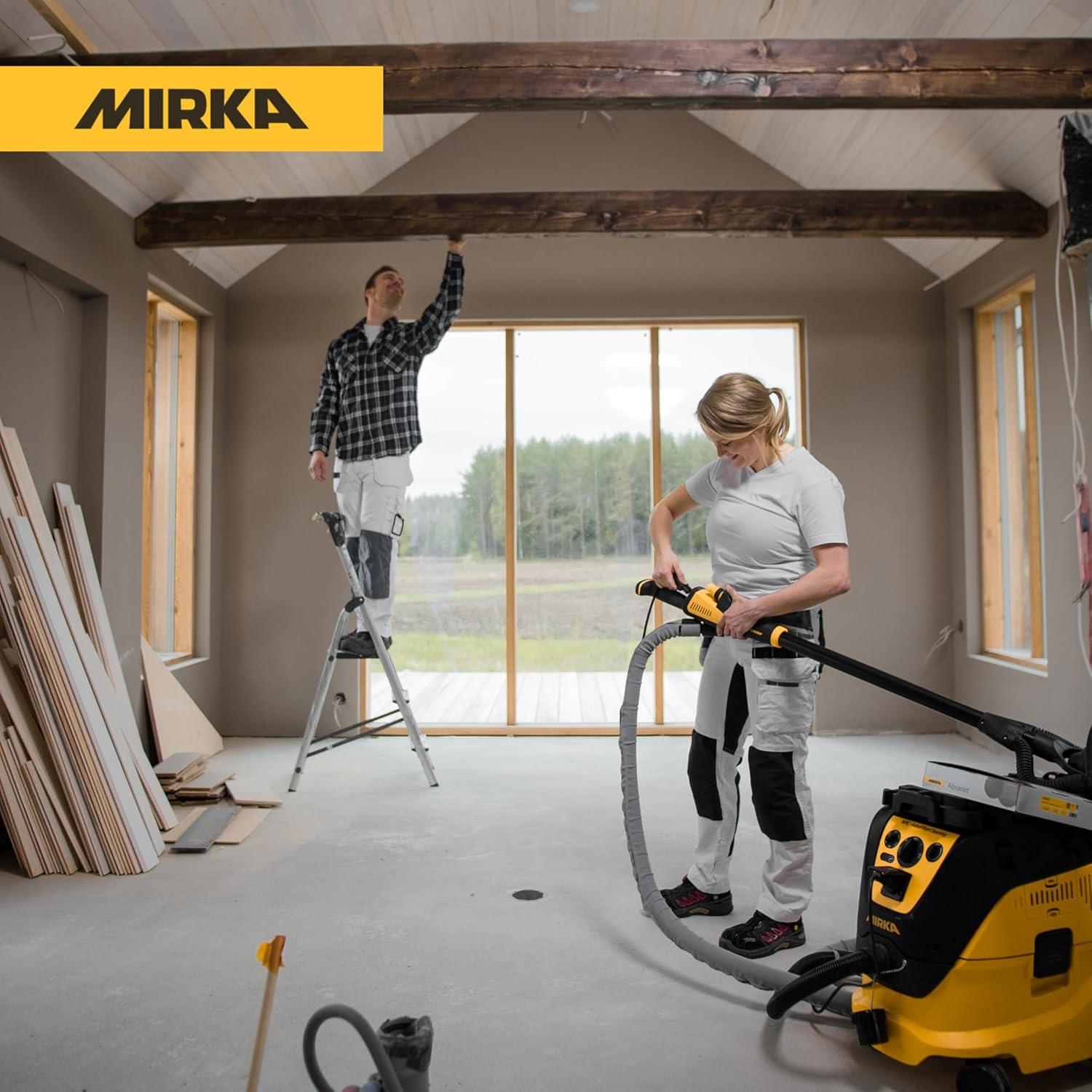 Lijadora Eléctrica Mirka LEROS 950X CV 3.2 kg con Aspiradora