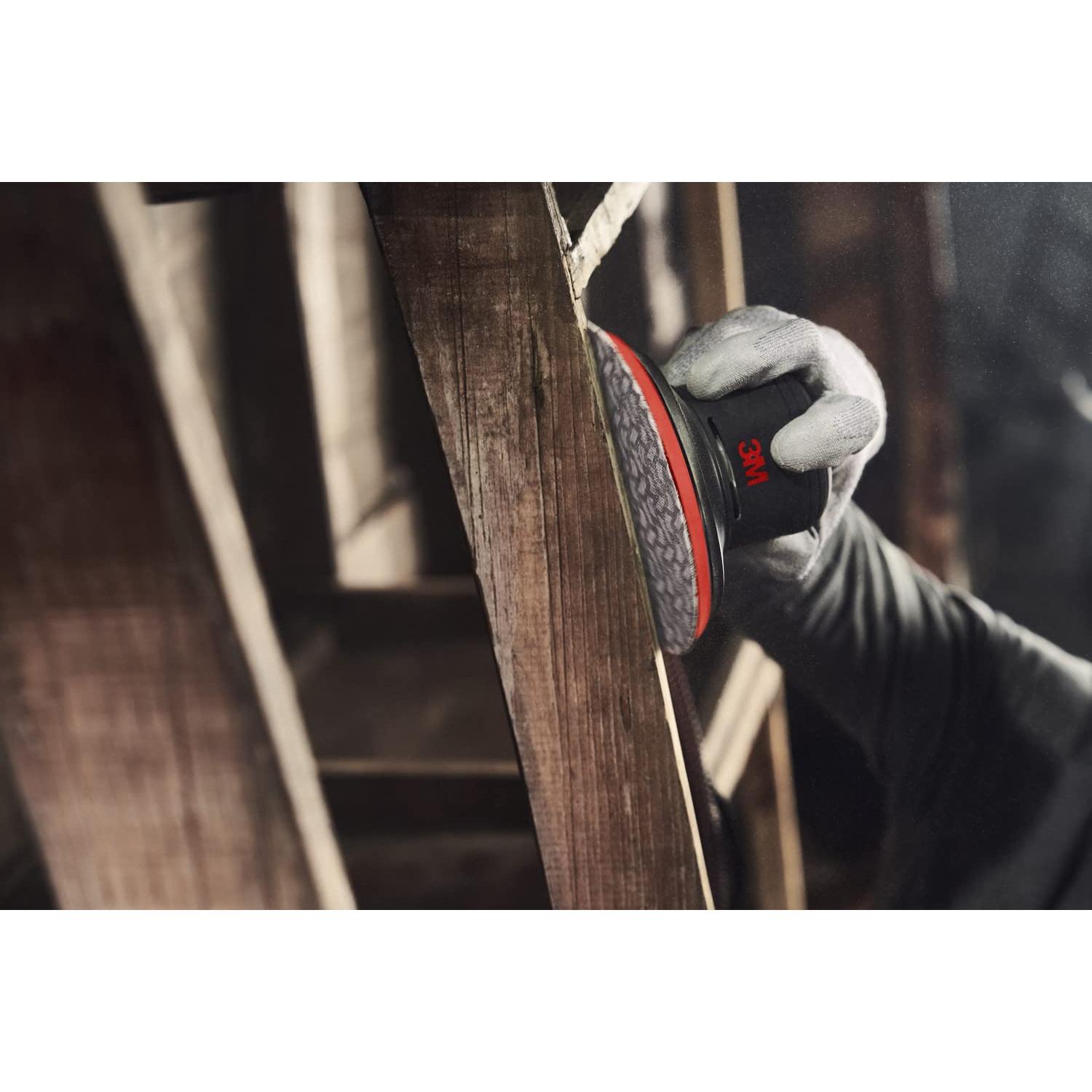 Lijadora Orbital Neumática 3M Xtract 88942 5" con Vacío Central