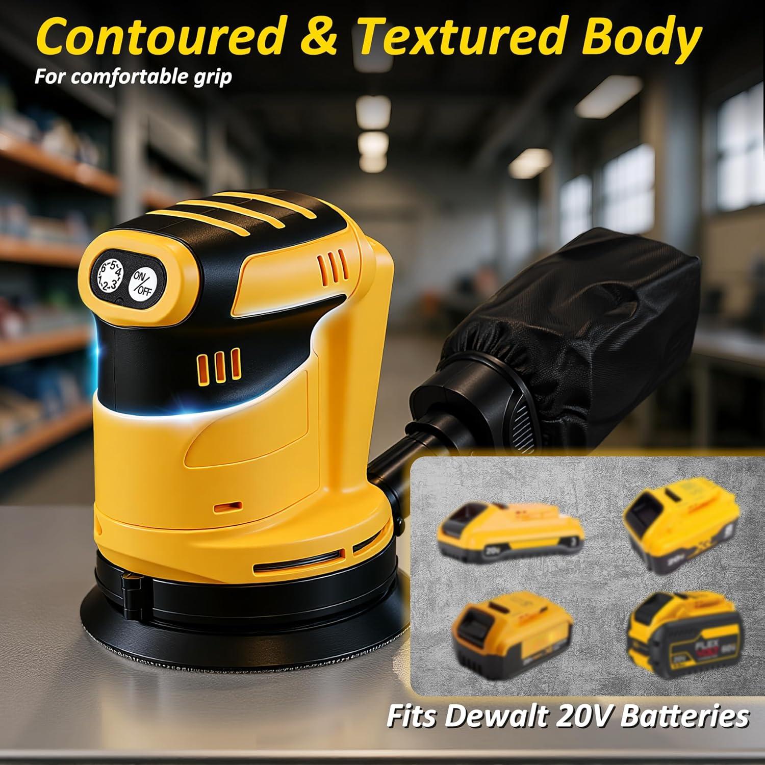 Lijadora Orbital Inalámbrica SQFOR 800W 25,000RPM 5"