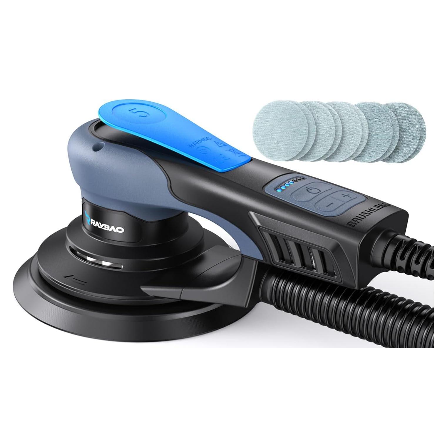 Lijadora Orbital RAYBAO 350W 6 Velocidades 15.24cm