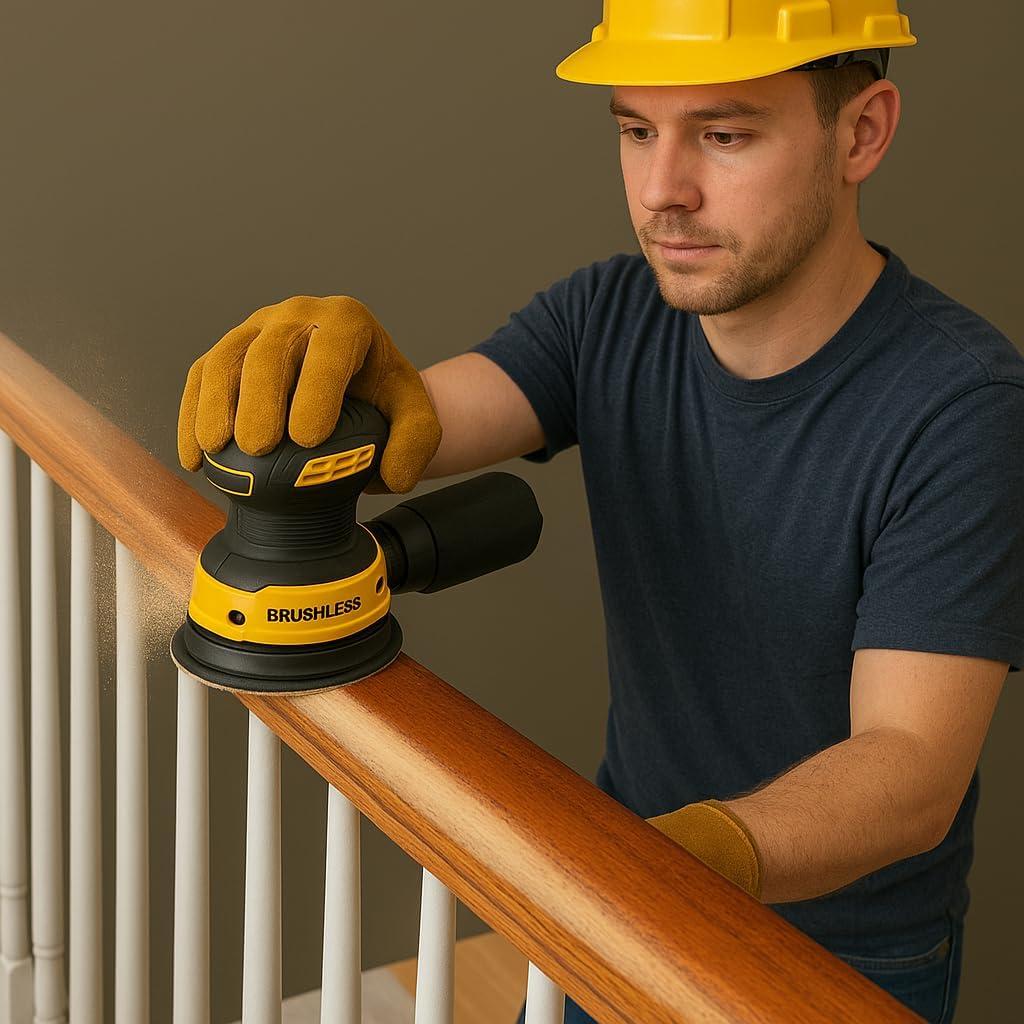 Lijadora Orbital Sin Cable DEWALT 20V MAX 5" Velocidad Variable