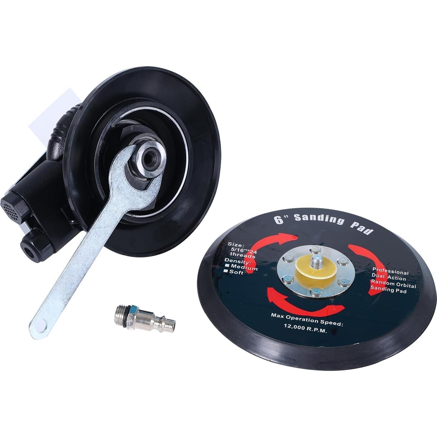 Lijadora Neumática Orbital BPJOWVIL 6" Doble Acción 12000 RPM