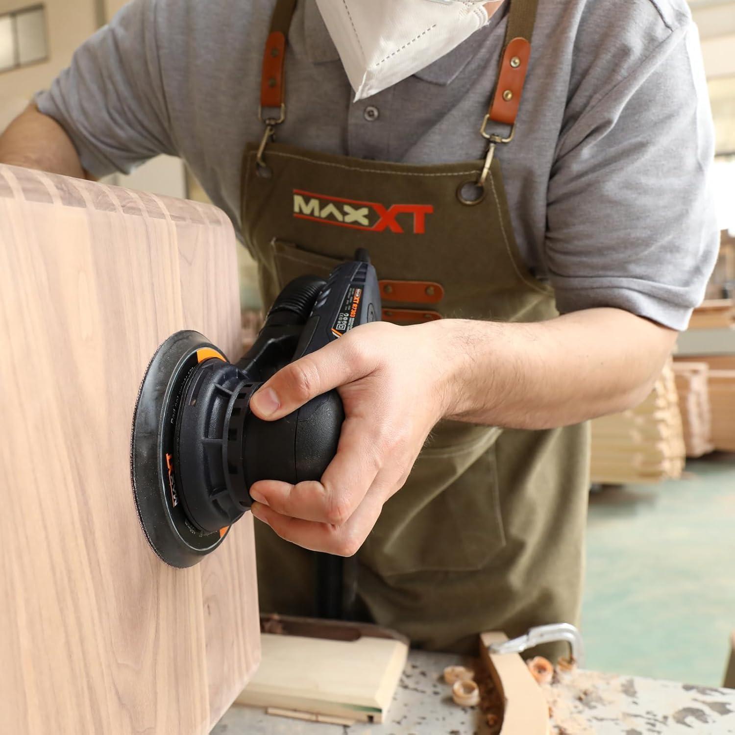 Lijadora Orbital Aleatoria MAXXT 350W 2.5mm con Velocidad Variable