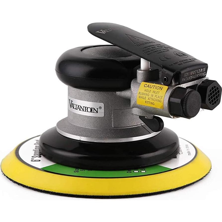 Lijadora Orbital Neumática Valianto 6" Doble Acción Alta Resistencia