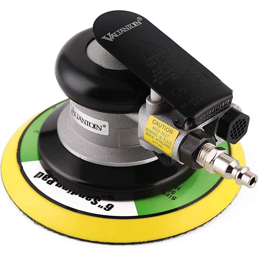 Lijadora Orbital Neumática Valianto 6" Doble Acción Alta Resistencia