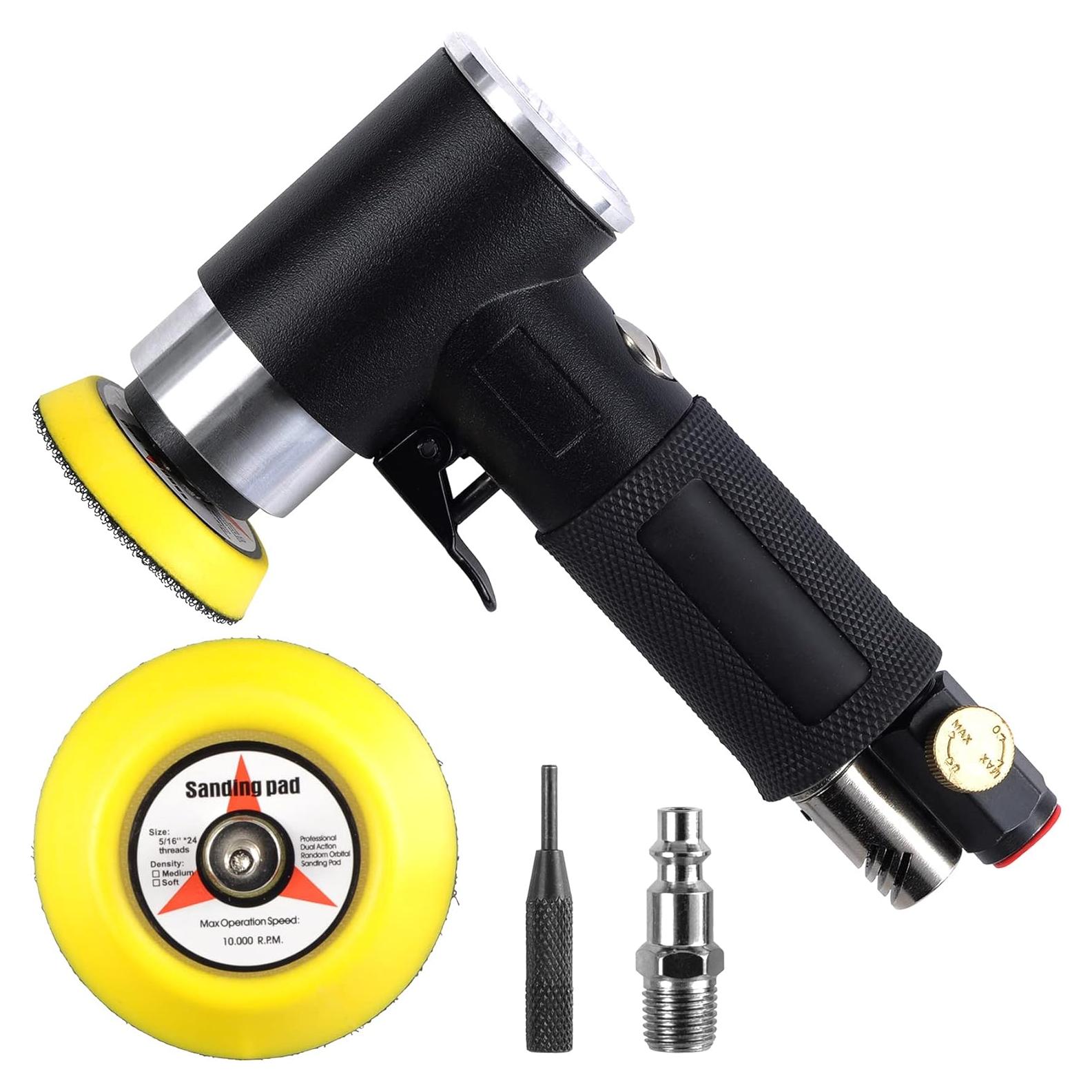 Lijadora de aire orbital PROSHI 2" y 3" con accesorios