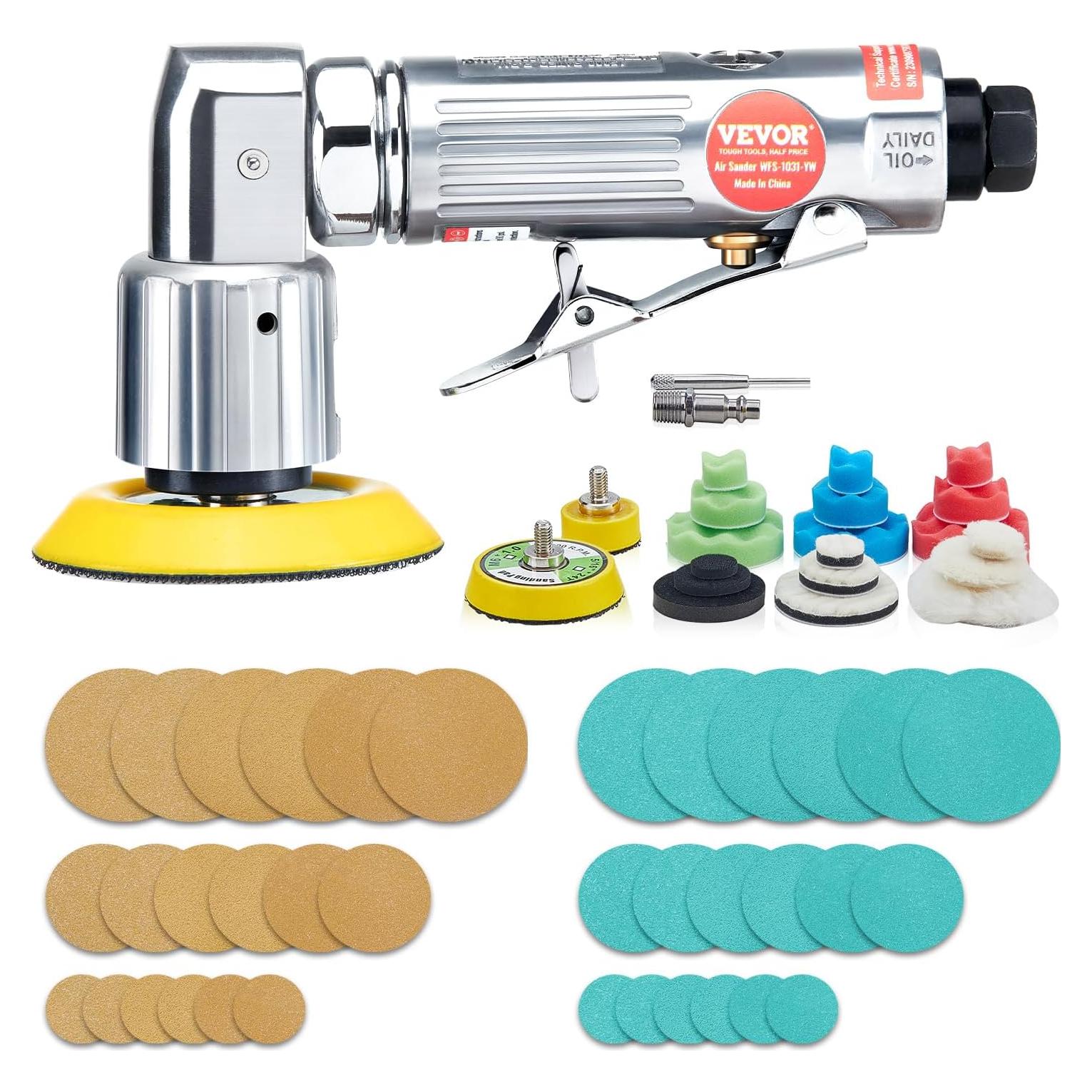 Lijadora Orbital Neumática VEVOR 15000RPM Mini 58PCS