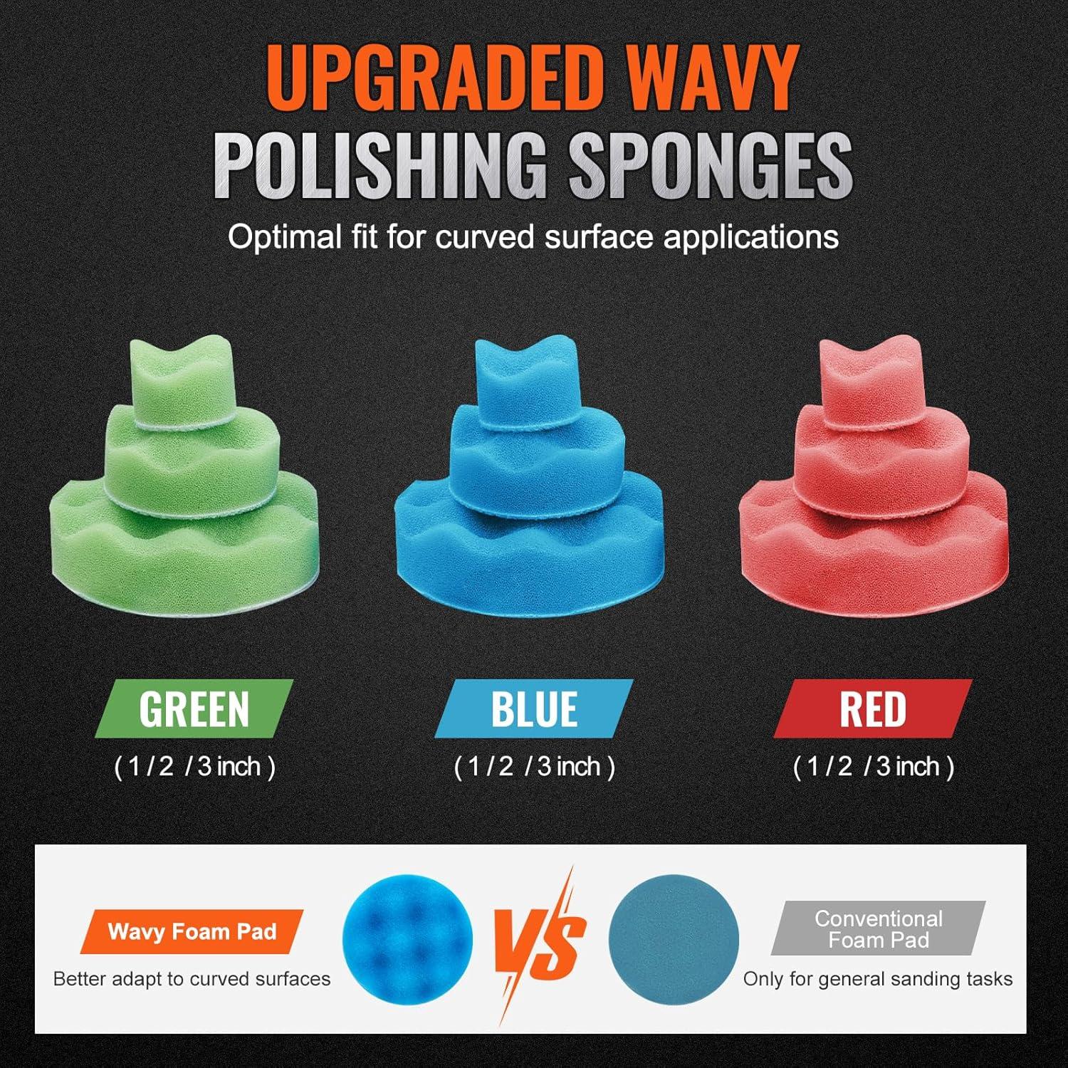 Lijadora Orbital Neumática VEVOR 15000RPM Mini 58PCS