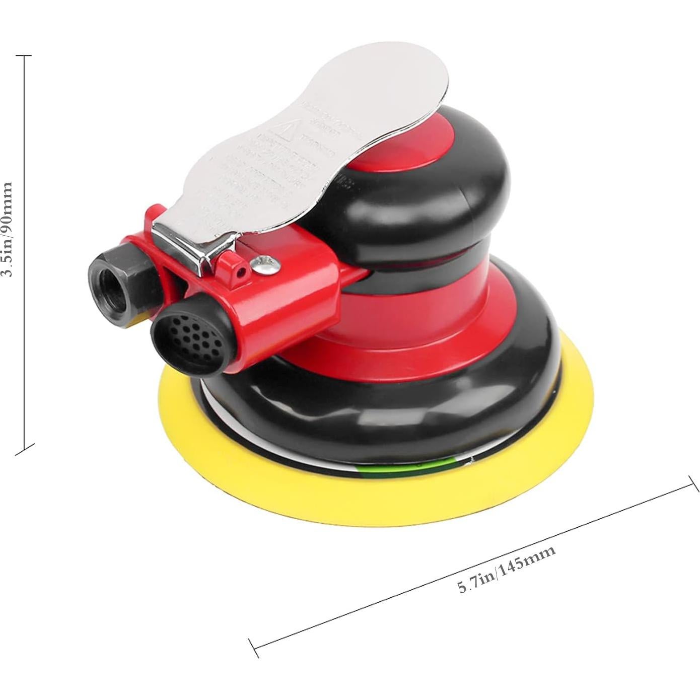 Lijadora Orbital Neumática Asabocai 12.7 cm Doble Acción