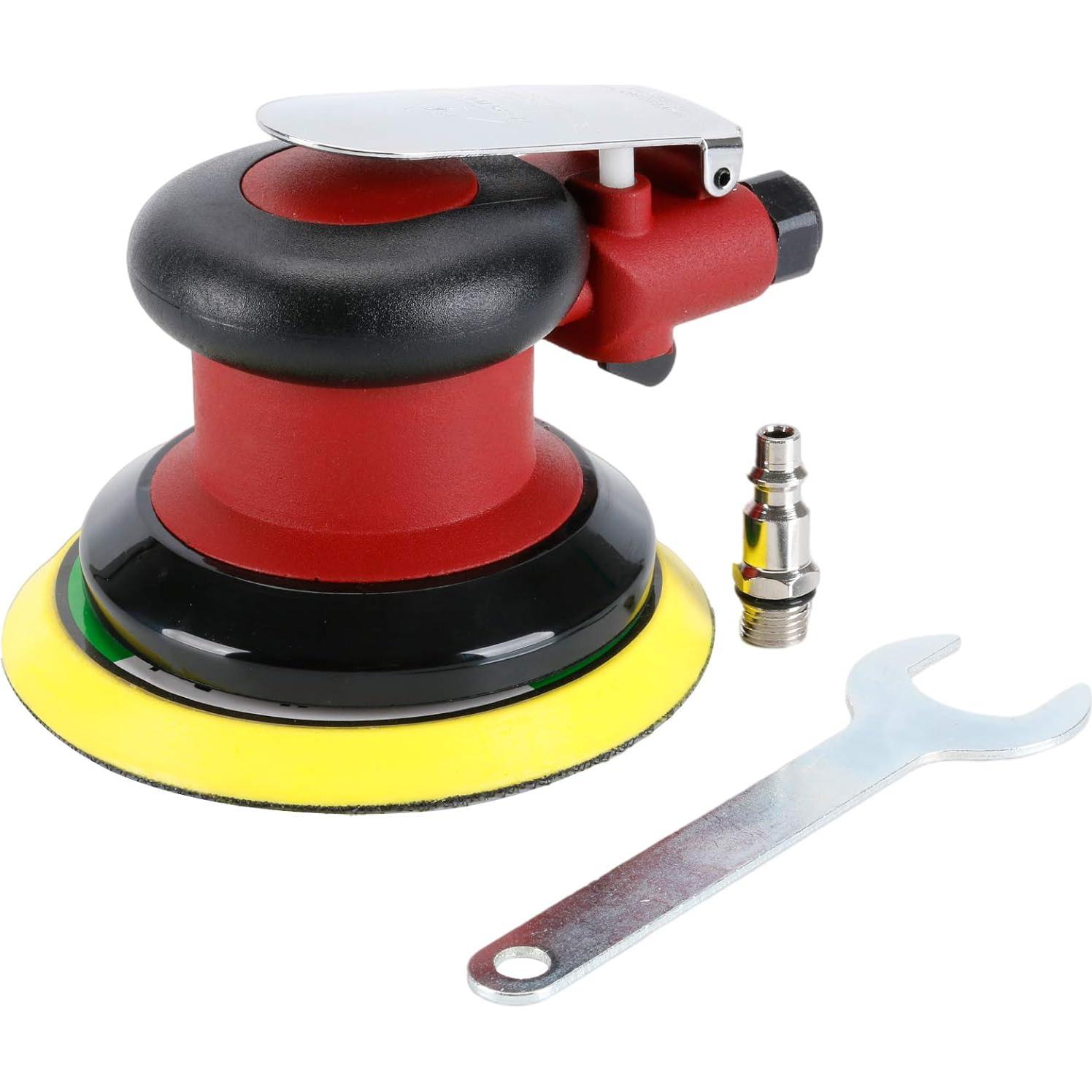 Lijadora Orbital Neumática Asabocai 12.7 cm Doble Acción