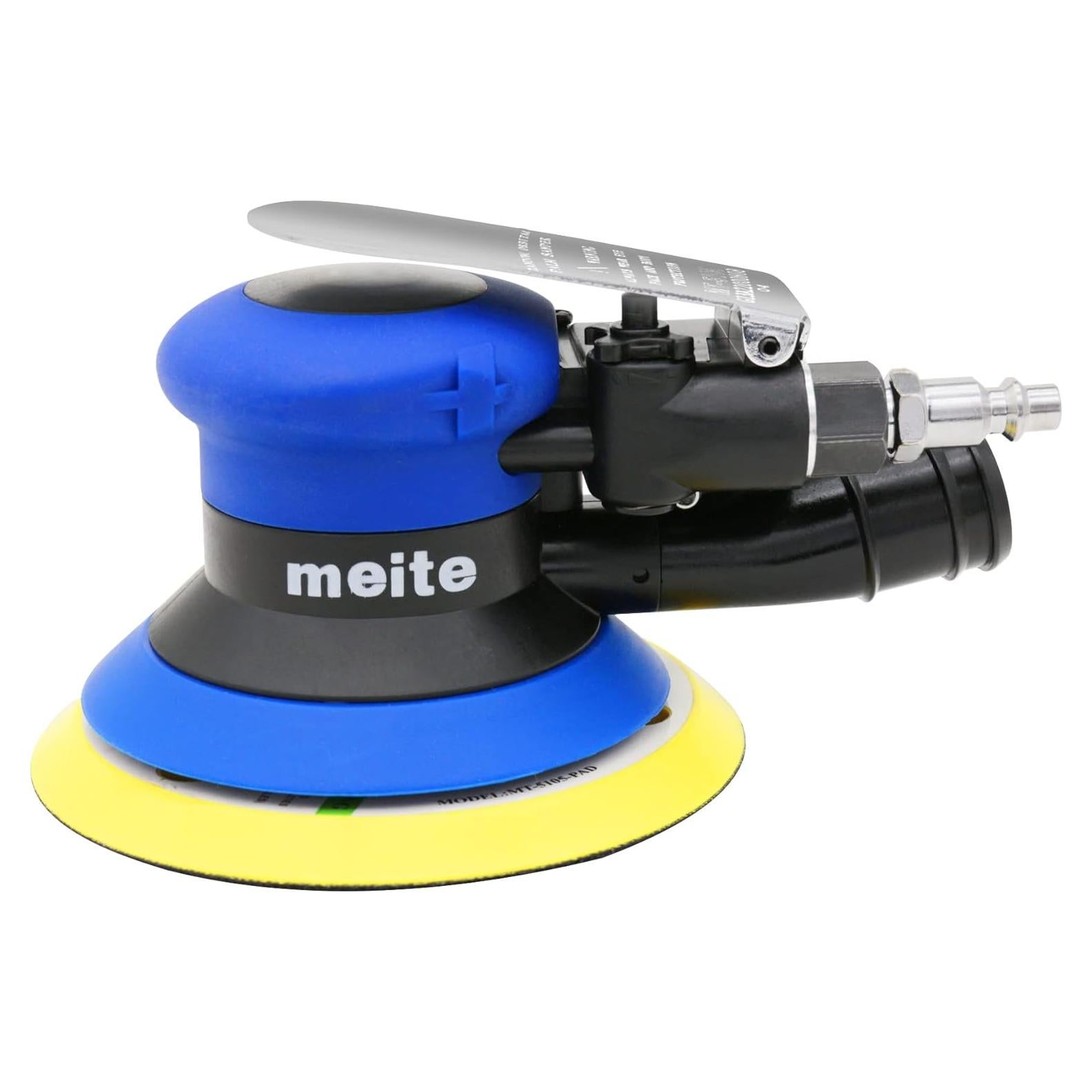 Lijadora Orbital Neumática Meite MT5105V 5" con Bolsa de Polvo