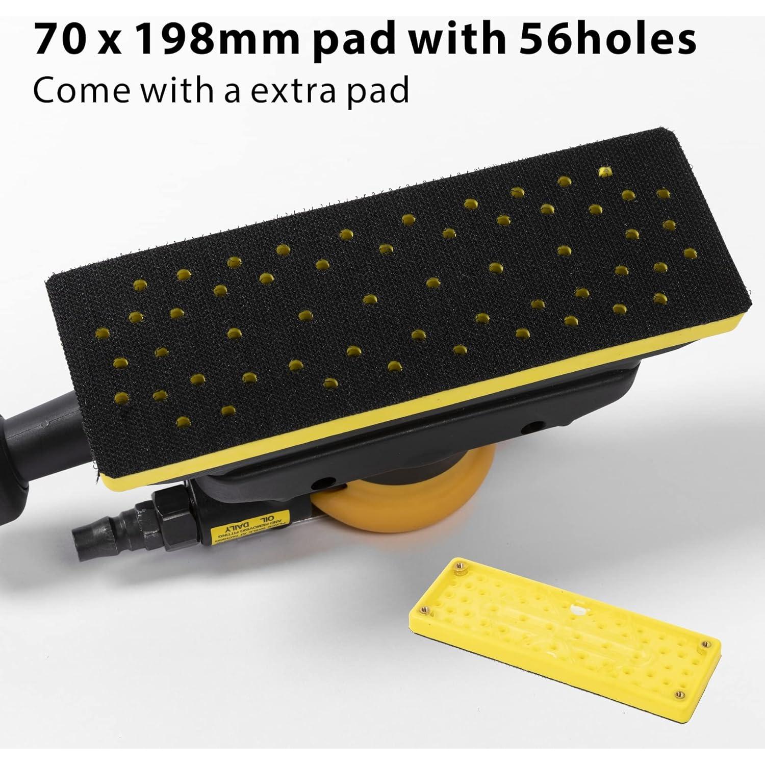 Lijadora Orbital Sin Polvo UPWOOD 70 mm x 198 mm 10,000 OPM