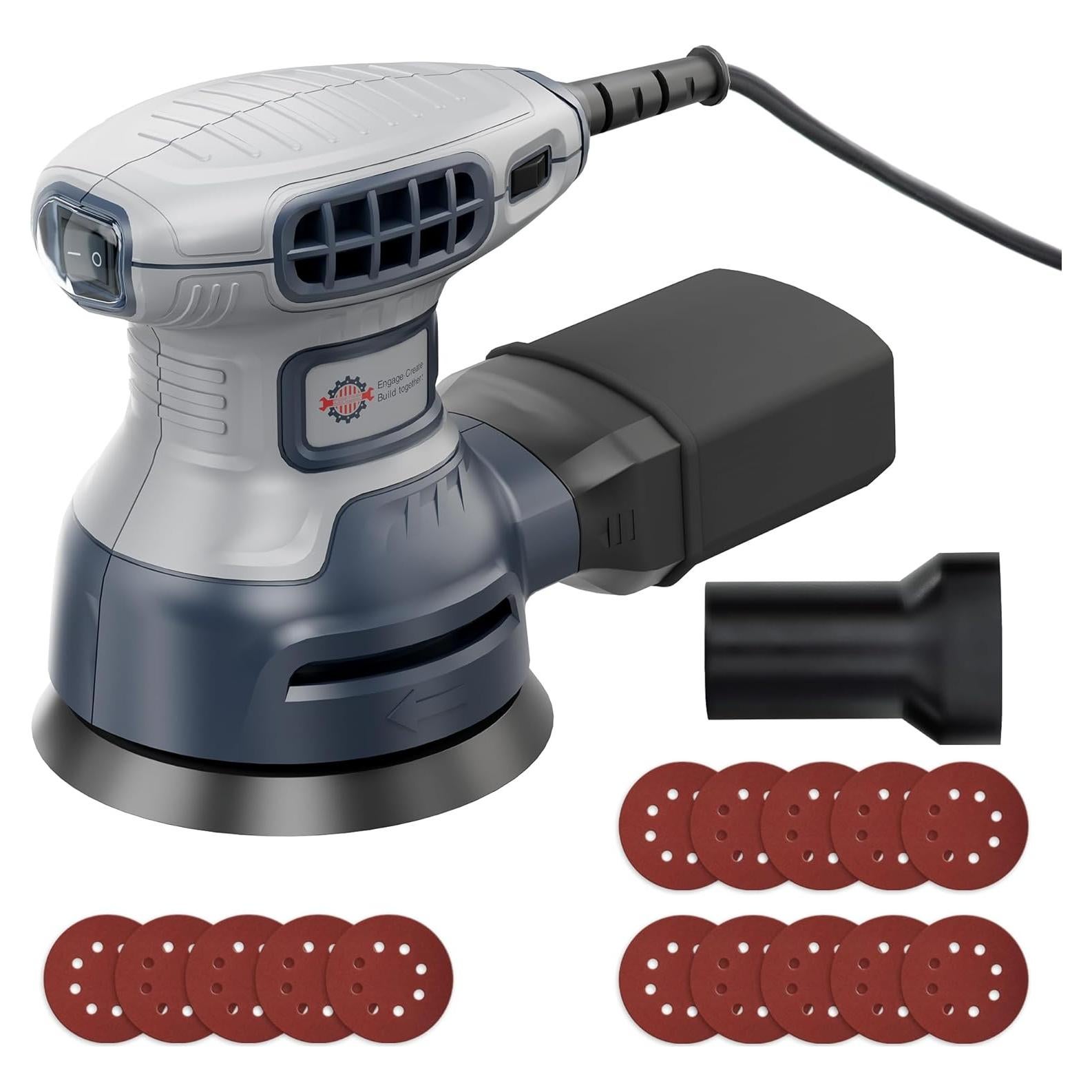 Lijadora Orbital TurboVolt TL-OS001 5" 3A 13000RPM con Freno