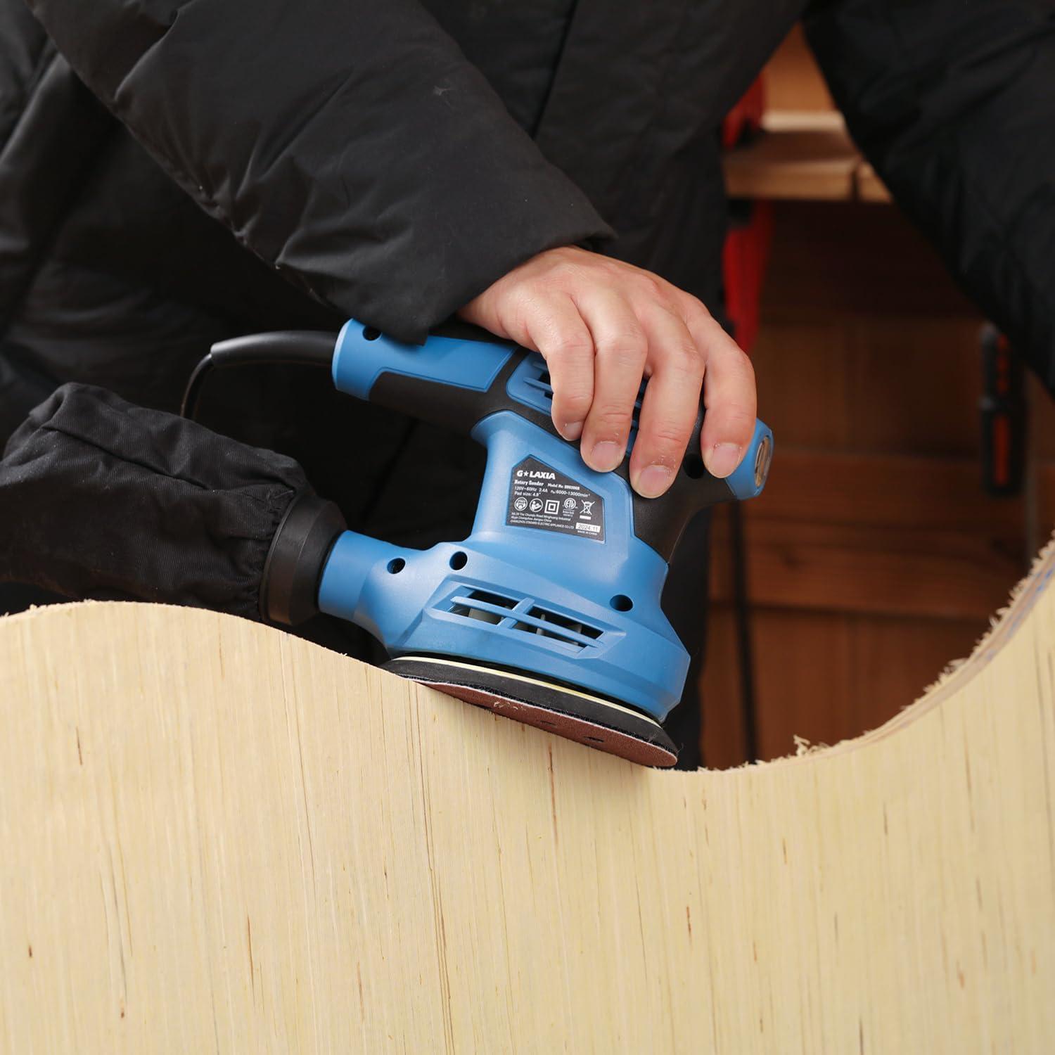 Lijadora Orbital Eléctrica G LAXIA GA6206, 2.5A, 5" con 15 Discos