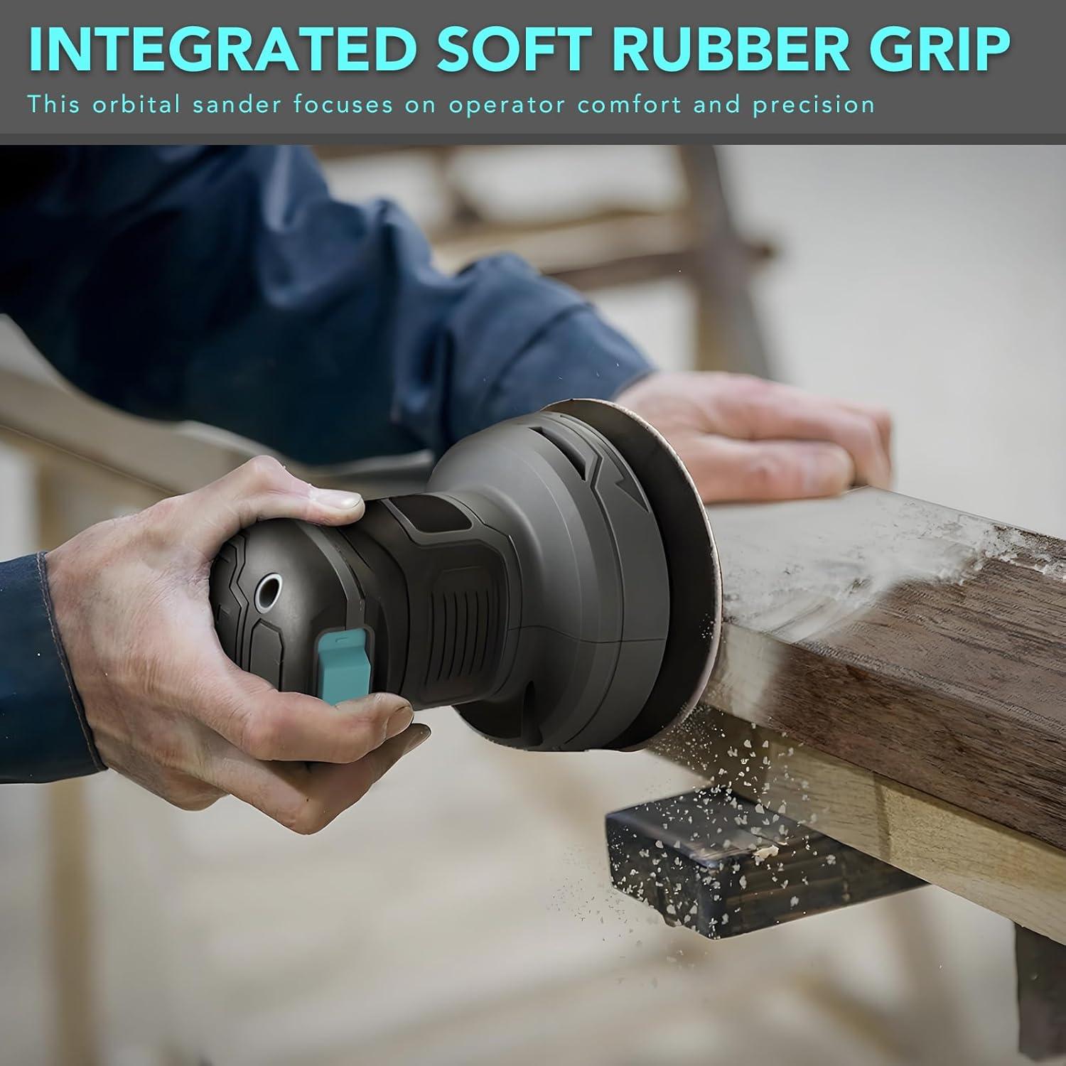 Lijadora Orbital Eléctrica XSSIVE 3A 5" 6 Velocidades 1.59kg