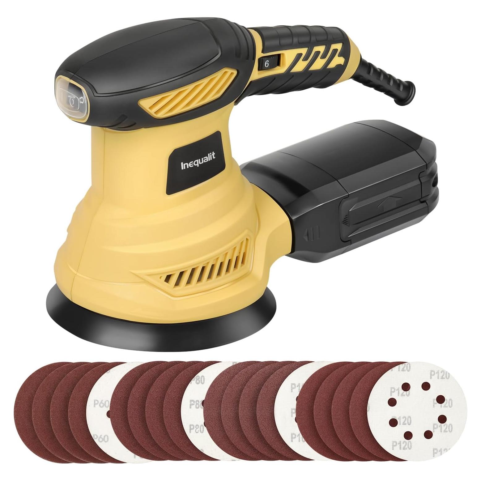 Lijadora Orbital Eléctrica Inequalit 2.5A 12.4cm 13000 RPM
