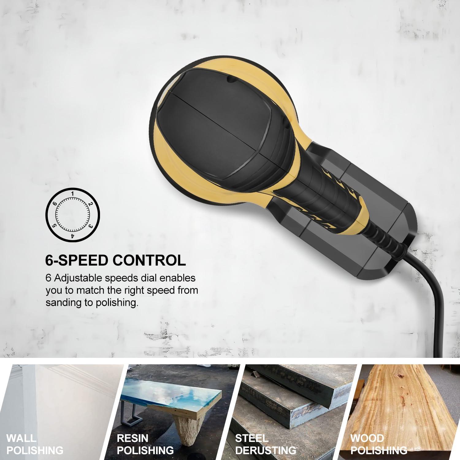 Lijadora Orbital Eléctrica Inequalit 2.5A 12.4cm 13000 RPM