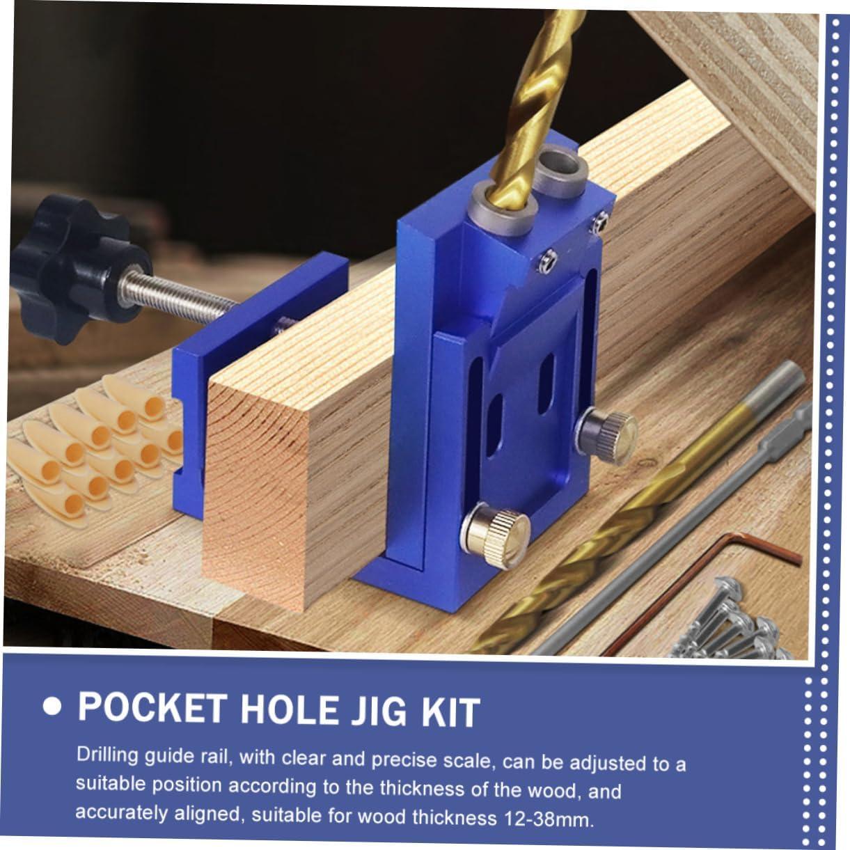 Kit de Plantilla de Agujeros de Carpintería TEHAUX 13.2x9.8cm