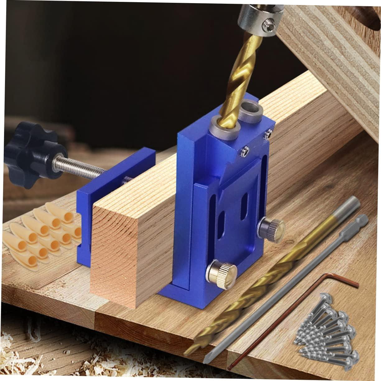 Kit de Plantilla de Agujeros de Carpintería TEHAUX 13.2x9.8cm