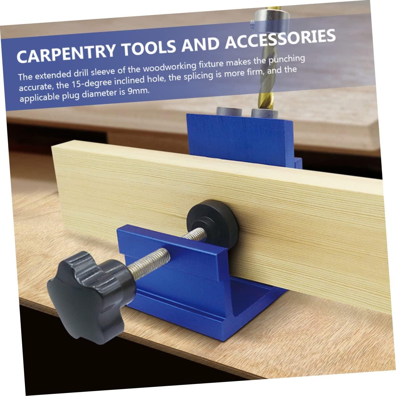 Kit de Plantilla de Agujeros de Carpintería TEHAUX 13.2x9.8cm