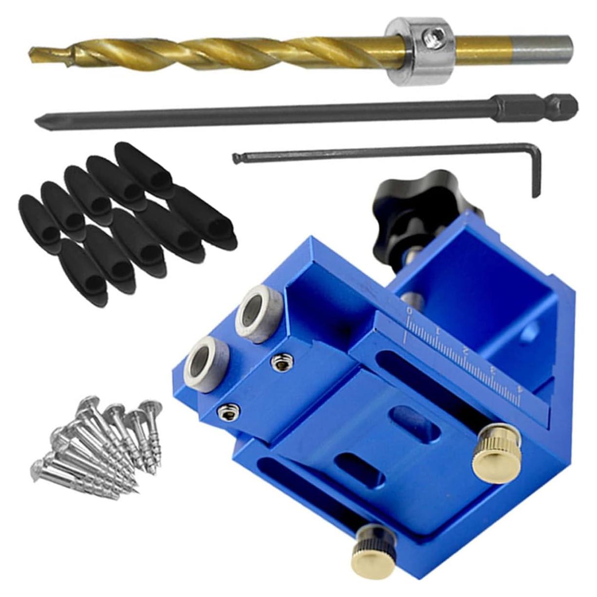 Kit de Plantilla de Agujeros de Carpintería Gadpiparty 13.2cm