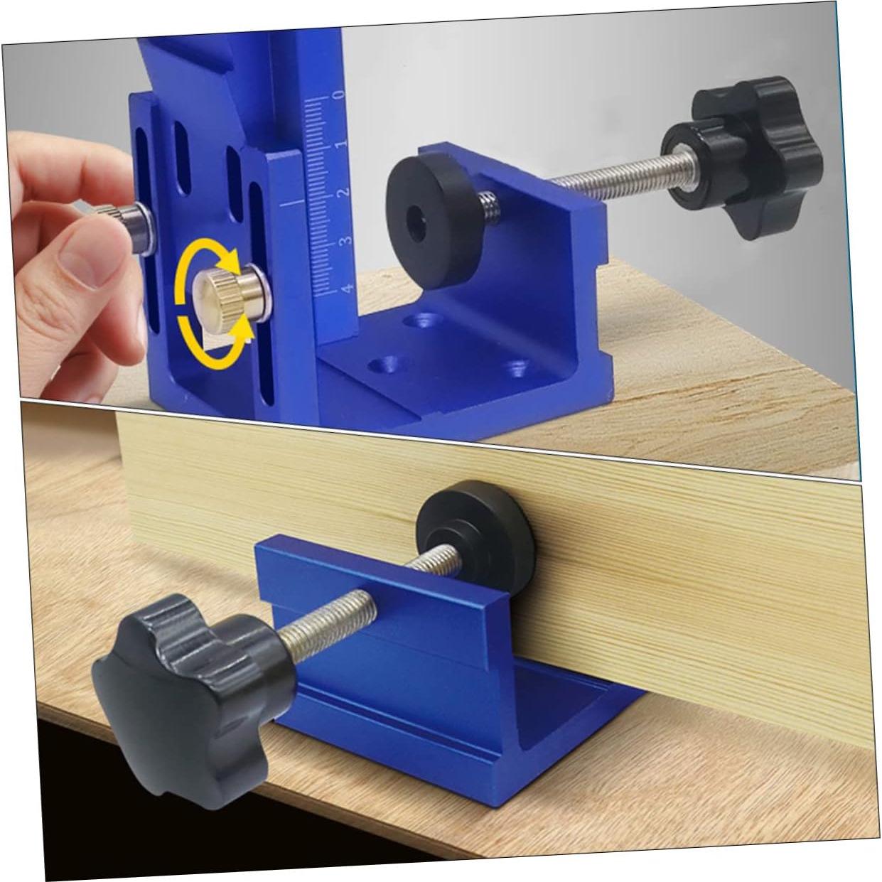 Kit de Plantilla de Agujeros de Carpintería Gadpiparty 13.2cm