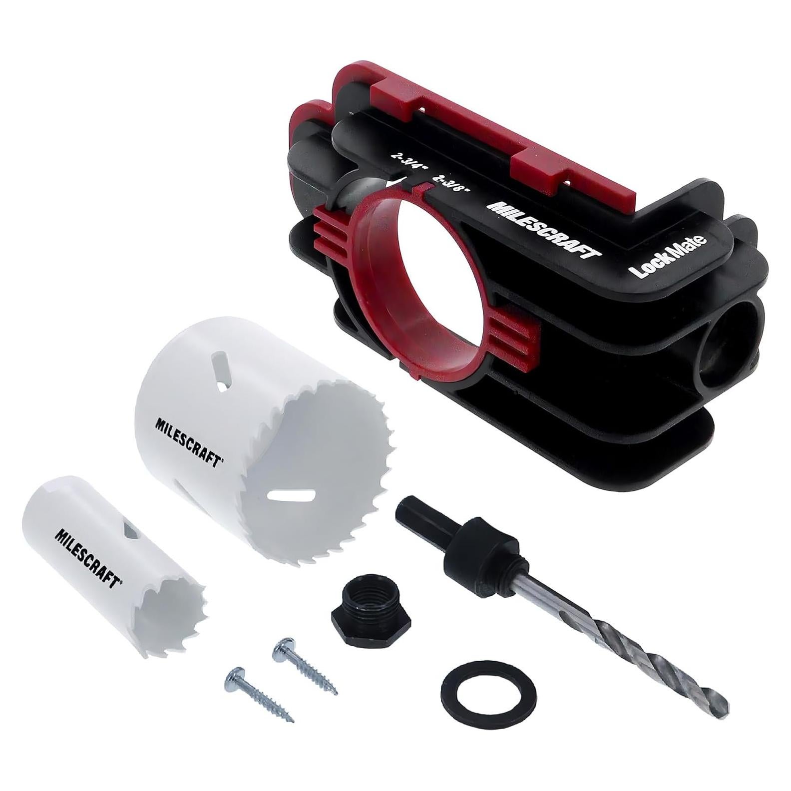 Kit de Instalación de Cerraduras Milescraft 1337 para Puertas