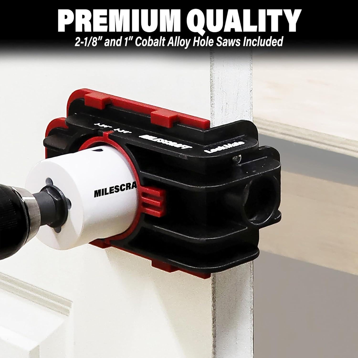 Kit de Instalación de Cerraduras Milescraft 1337 para Puertas