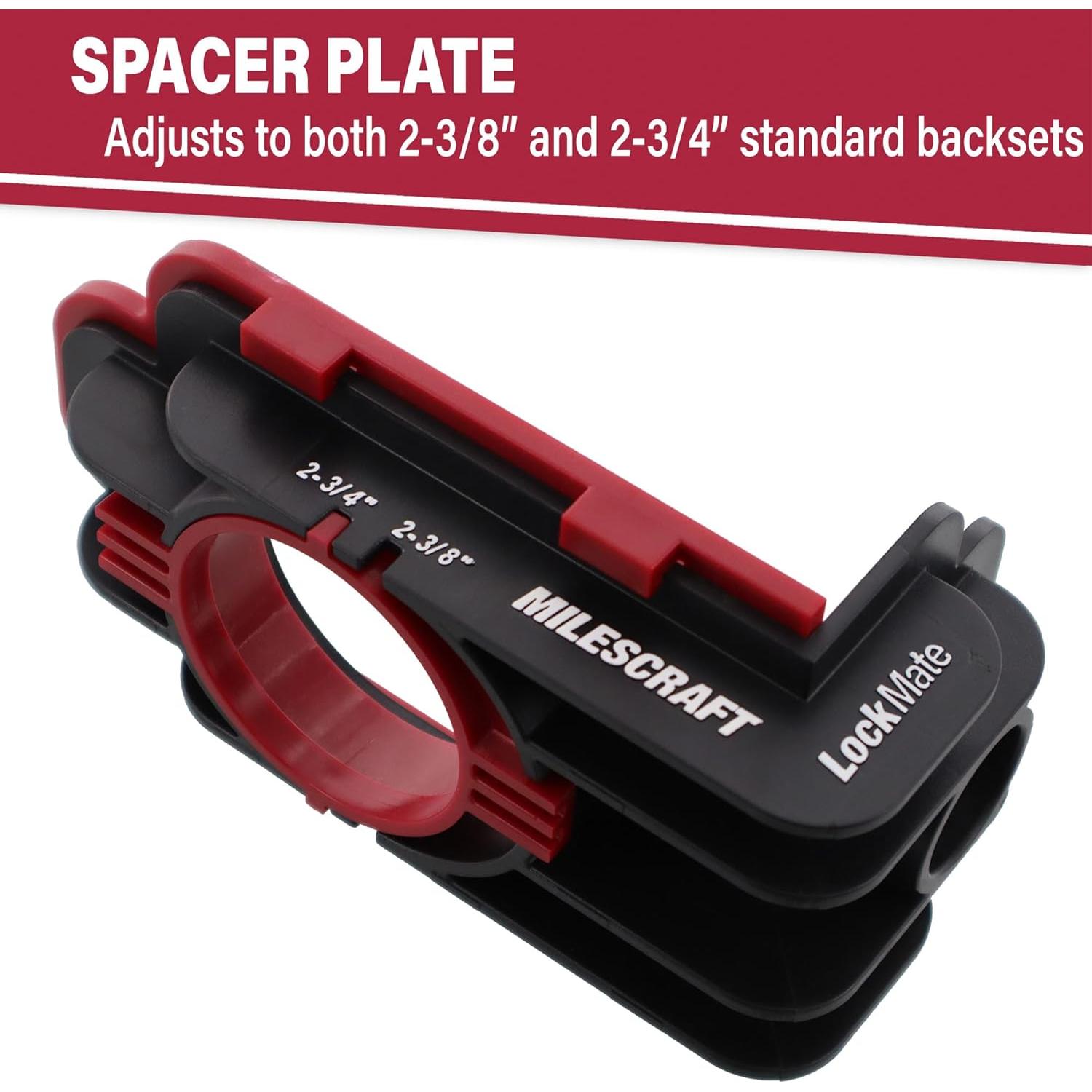 Kit de Instalación de Cerraduras Milescraft 1337 para Puertas