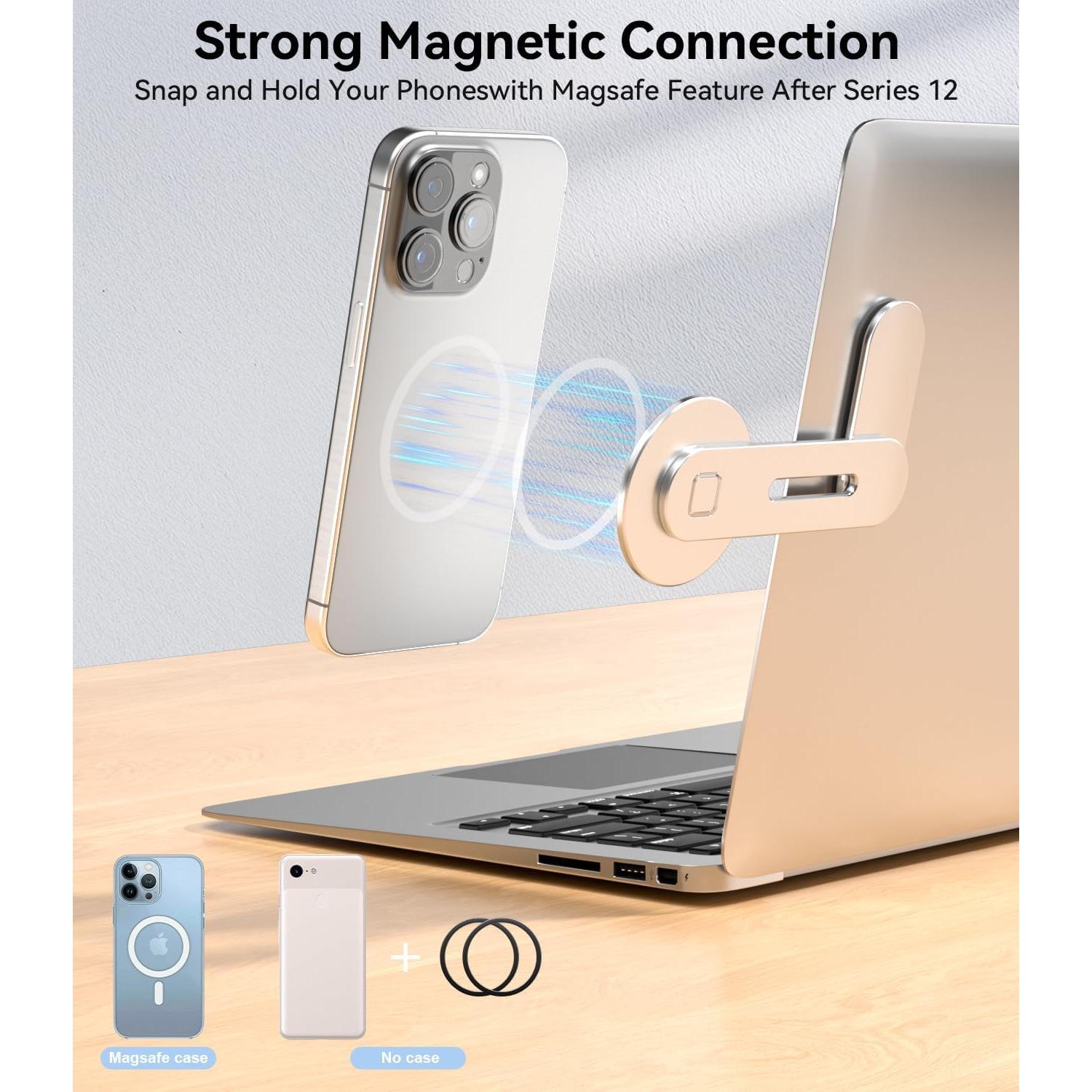 Soporte Magnético CloudValley para Laptop iPhone MagSafe