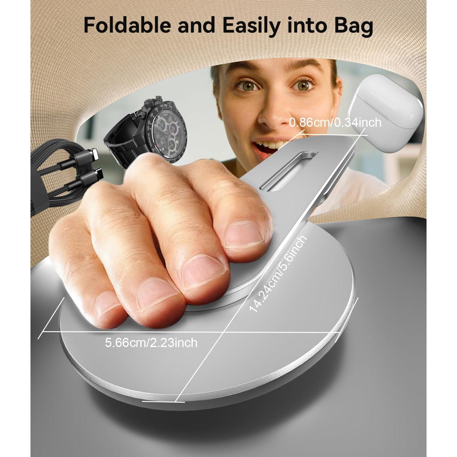 Soporte Magnético CloudValley para Laptop iPhone MagSafe