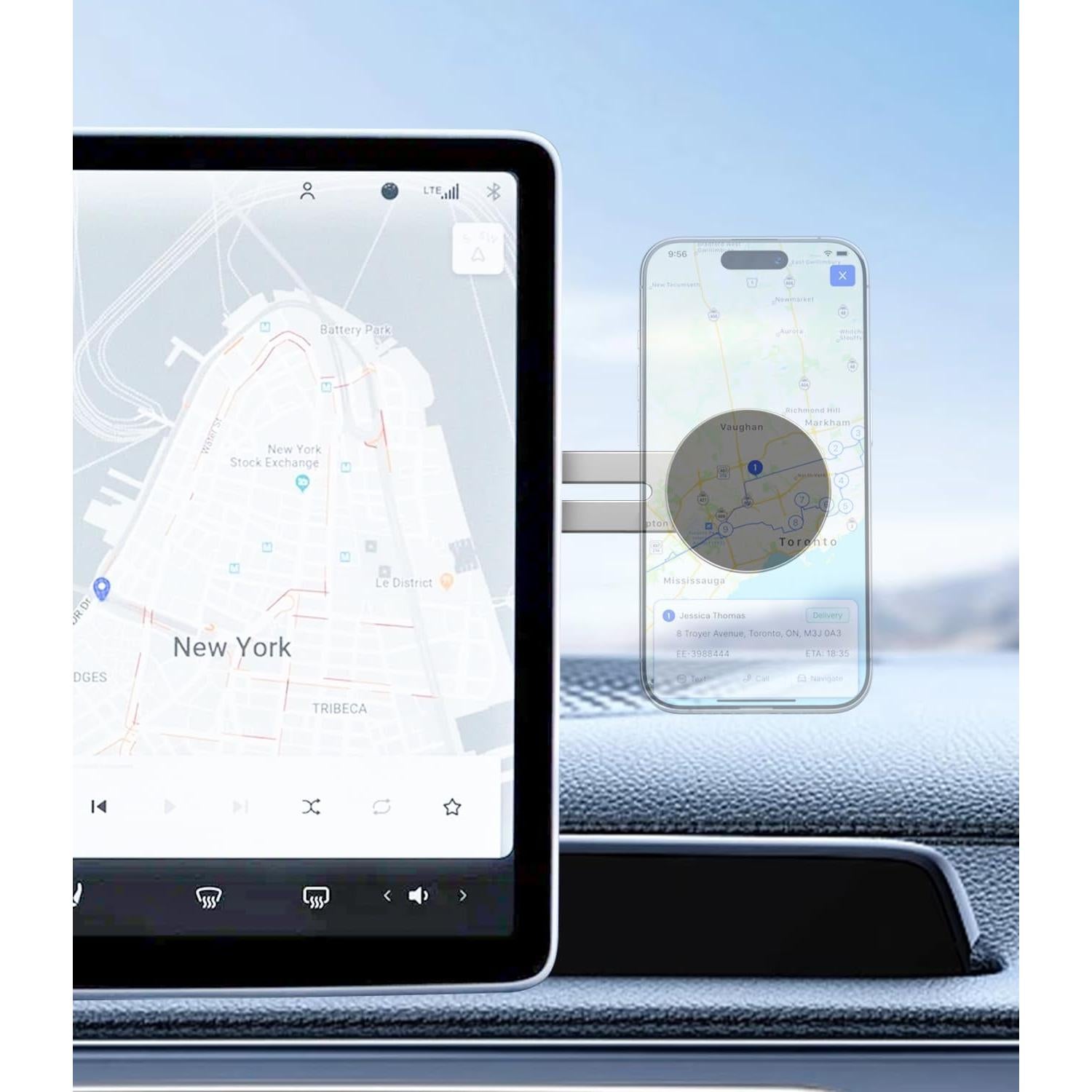Soporte Magnético CloudValley para Laptop iPhone MagSafe
