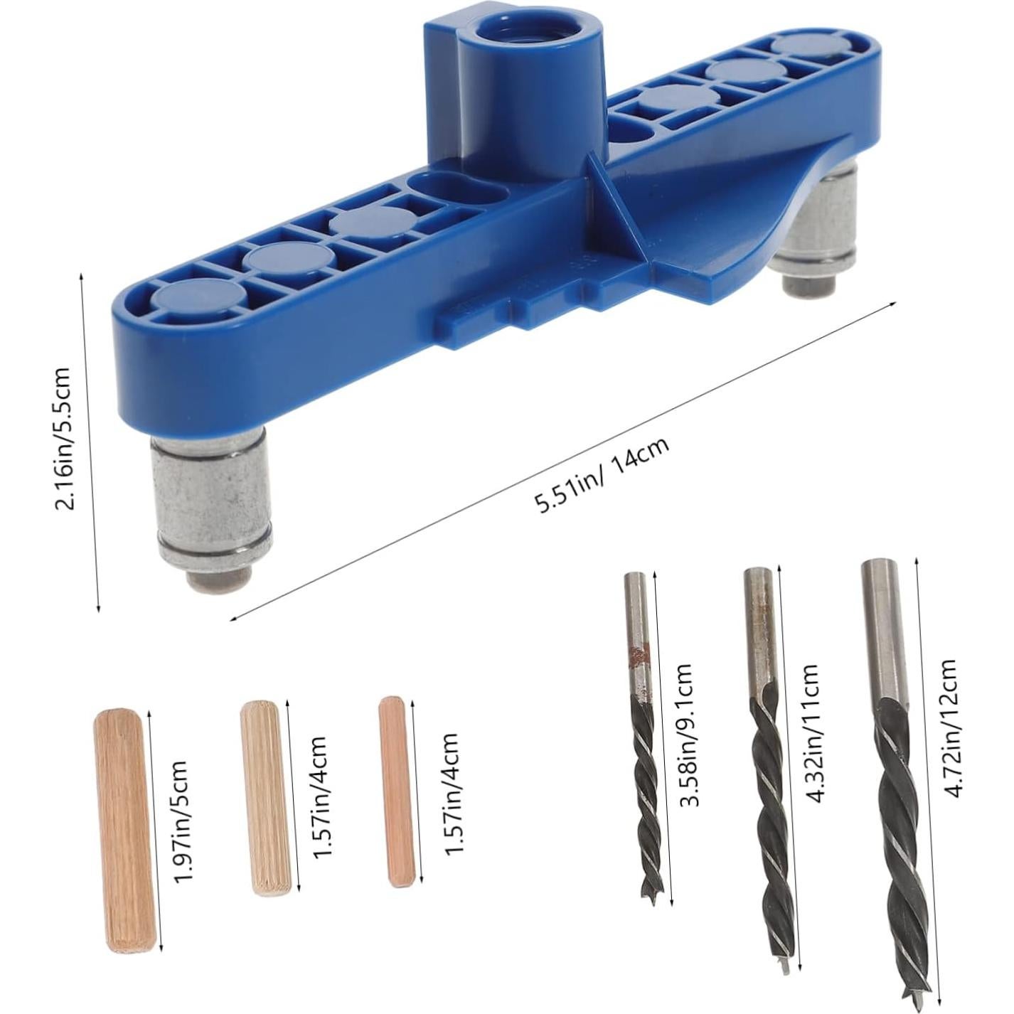 Kit de Herramientas de Carpintería HEMOTON con Localizador de Perforación