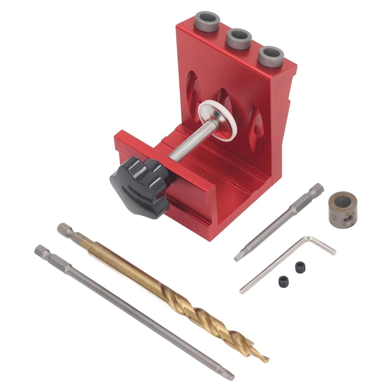 Kit Plantilla Agujeros Pocket REXVTNS Aluminio 12-45mm