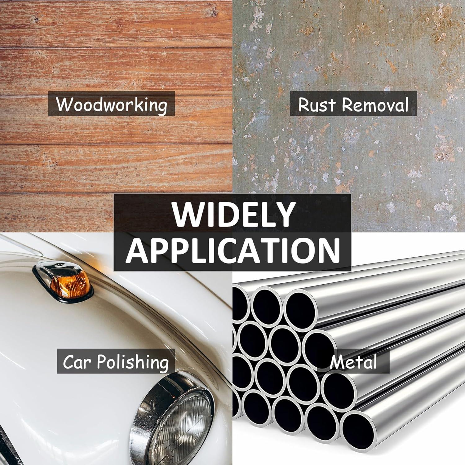 Lijadora Orbital Neumática SHININGEYES 5" Doble Acción