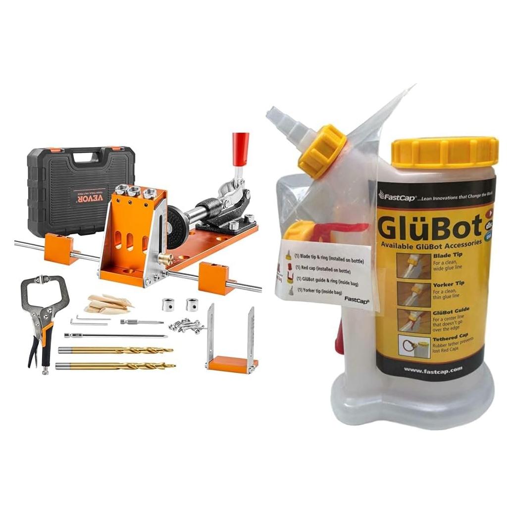 Kit de Plantilla de Agujeros VEVOR 34 Pcs con Abrazadera C 27.94 cm