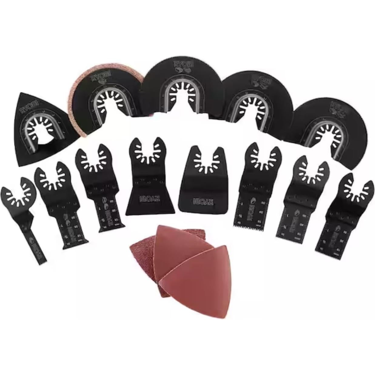 Kit de Accesorios RYOBI para Herramienta Oscilante 16 Piezas